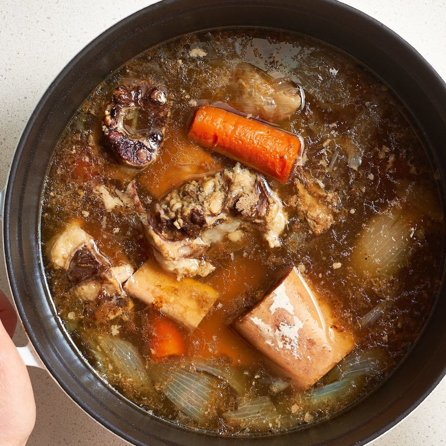 Bone Broth Recipe (Stovetop & Slow Cooker)