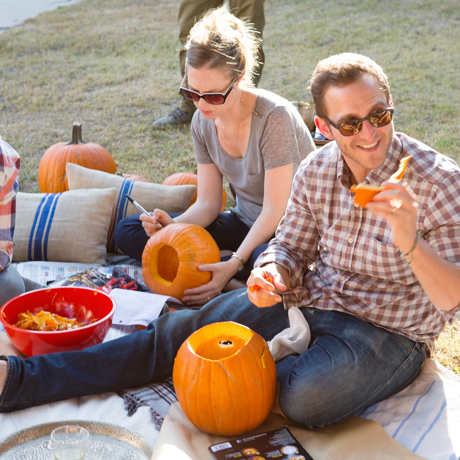 4 Smart Tips For Hosting A Pumpkin Carving Party Kitchn