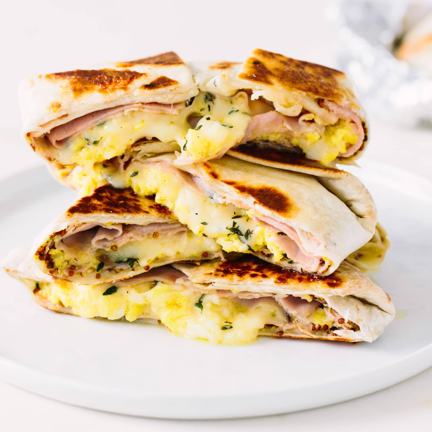 Ham Egg And Cheese Breakfast Quesadilla Recipe Kitchn
