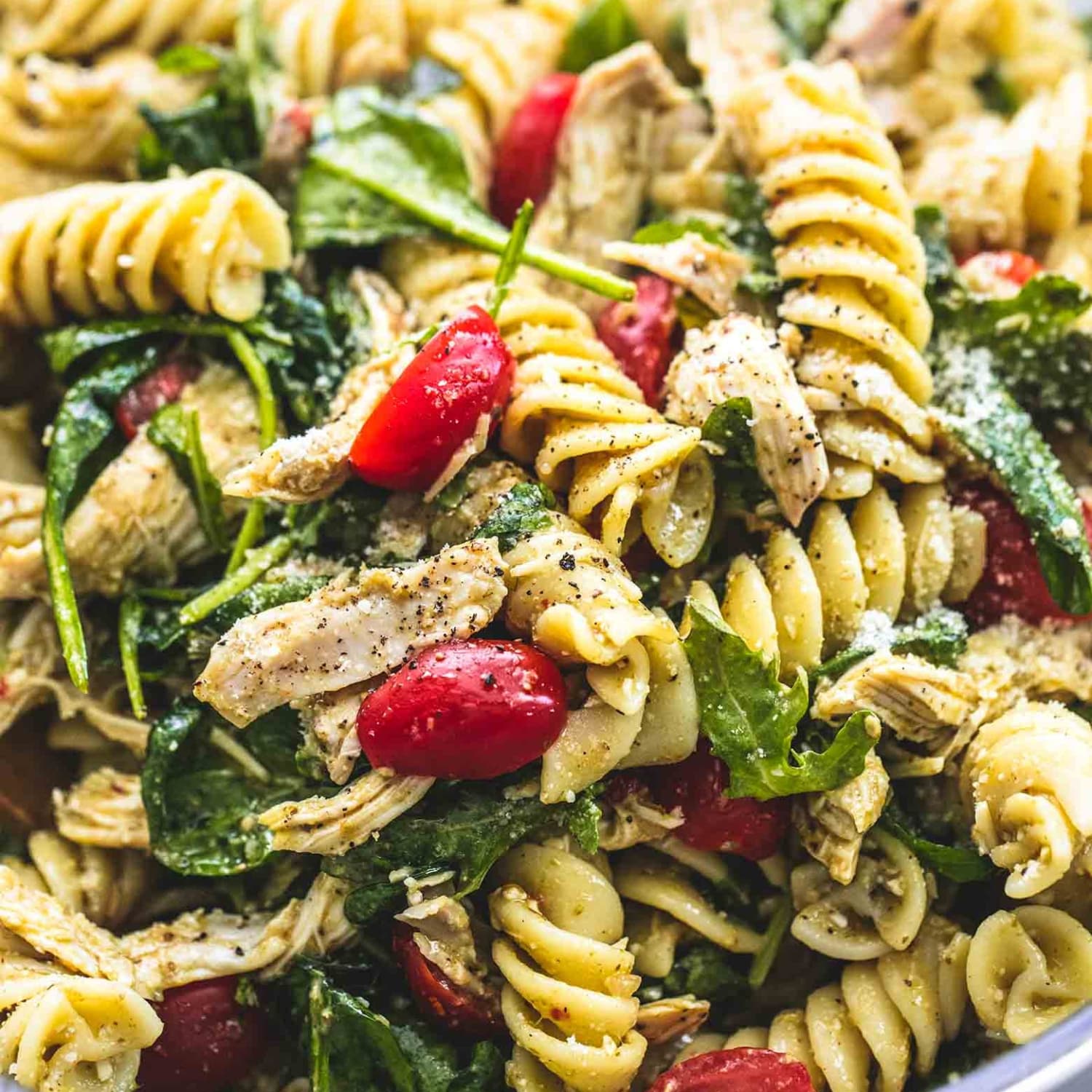 Pesto Chicken Pasta Salad Creme De La Crumb Kitchn