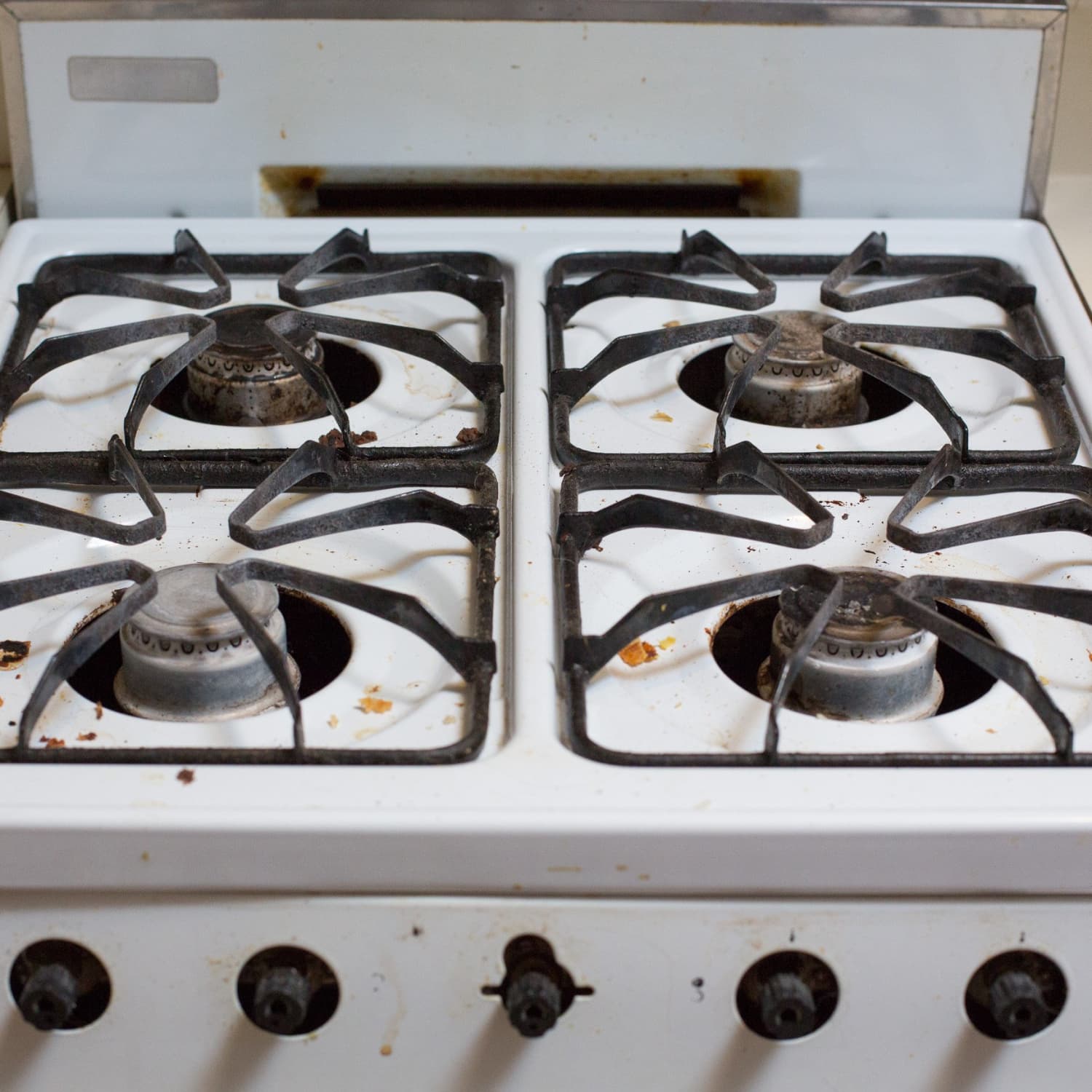 How To Clean A Greasy Gas Stovetop Kitchn