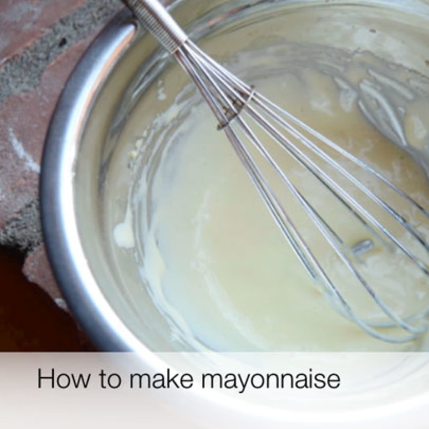 How To Make Mayonnaise The Video Kitchn