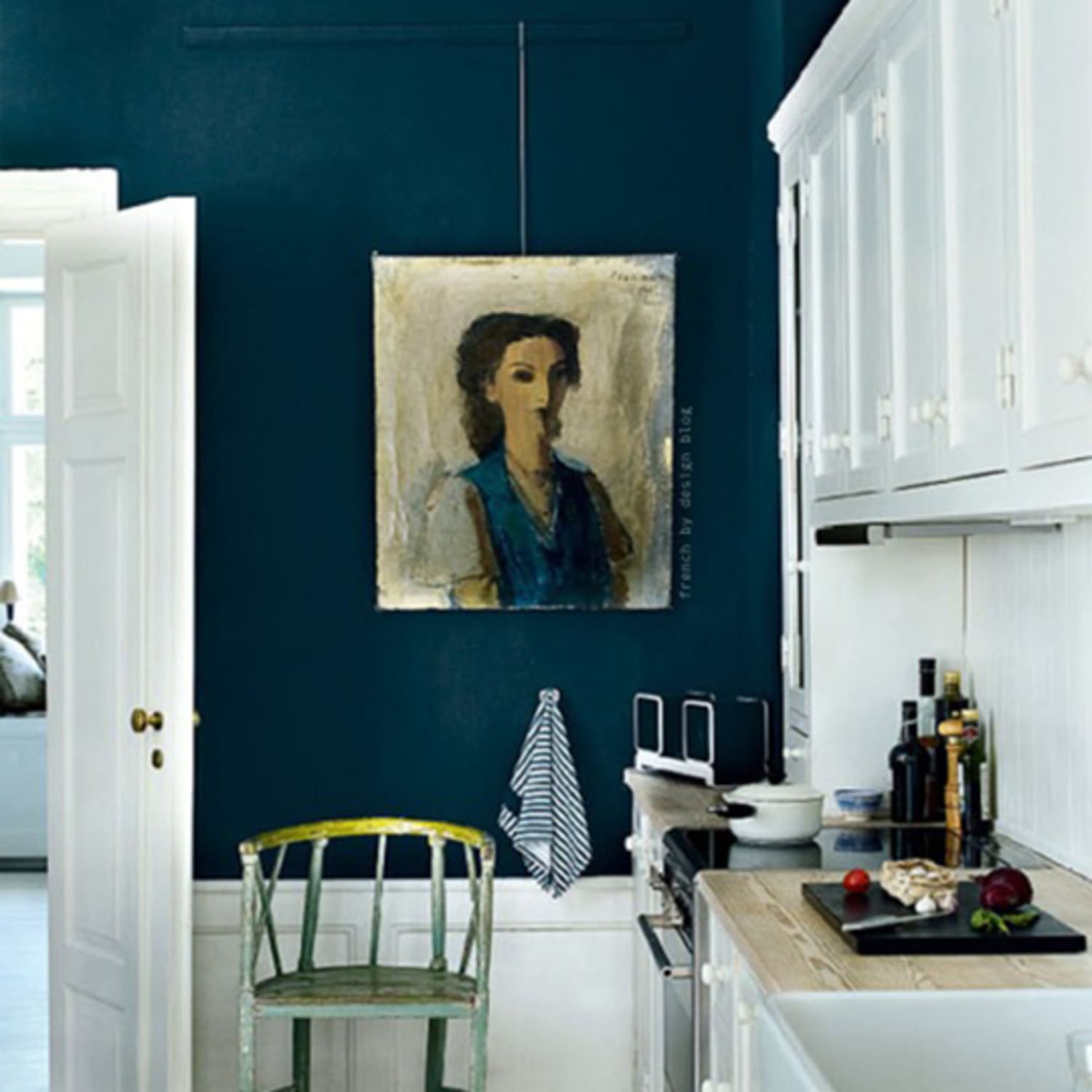 Kitchen Colors: Dark Teal Walls | Kitchn