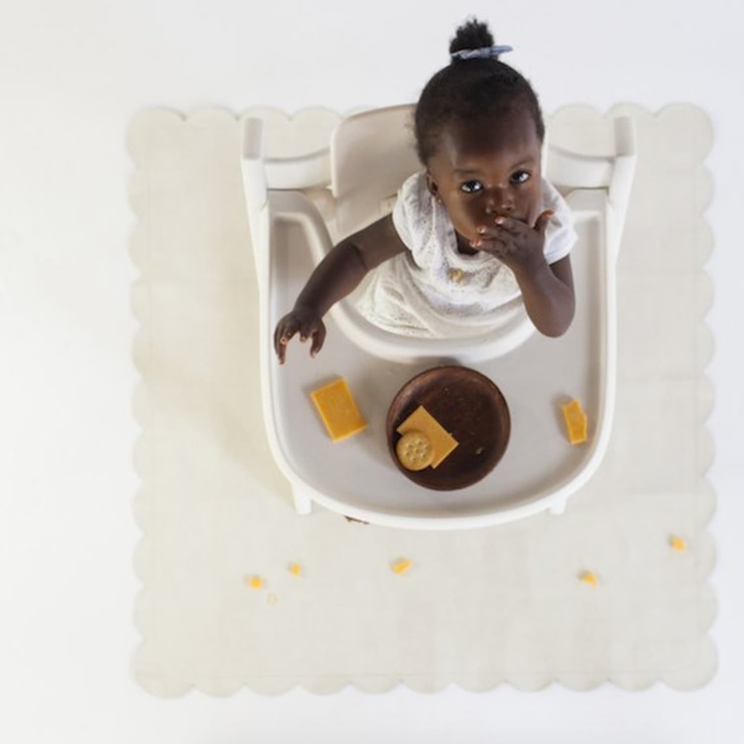 Baby Splash Mat Toddler Feeding No Mess Floor Sheet Highchair Mealtime Foldable 