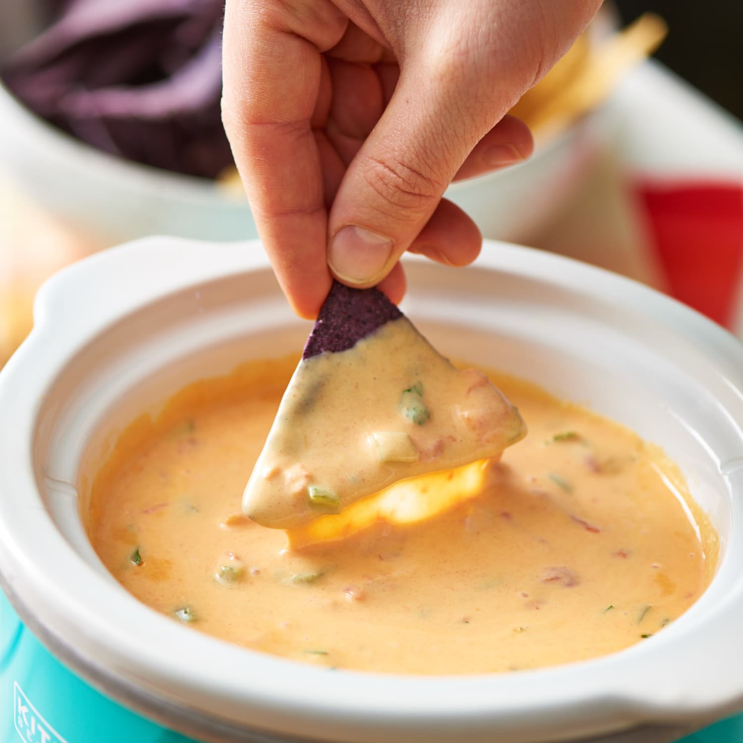 How to Make Crock Pot Cheese Dip - Midwest Foodie