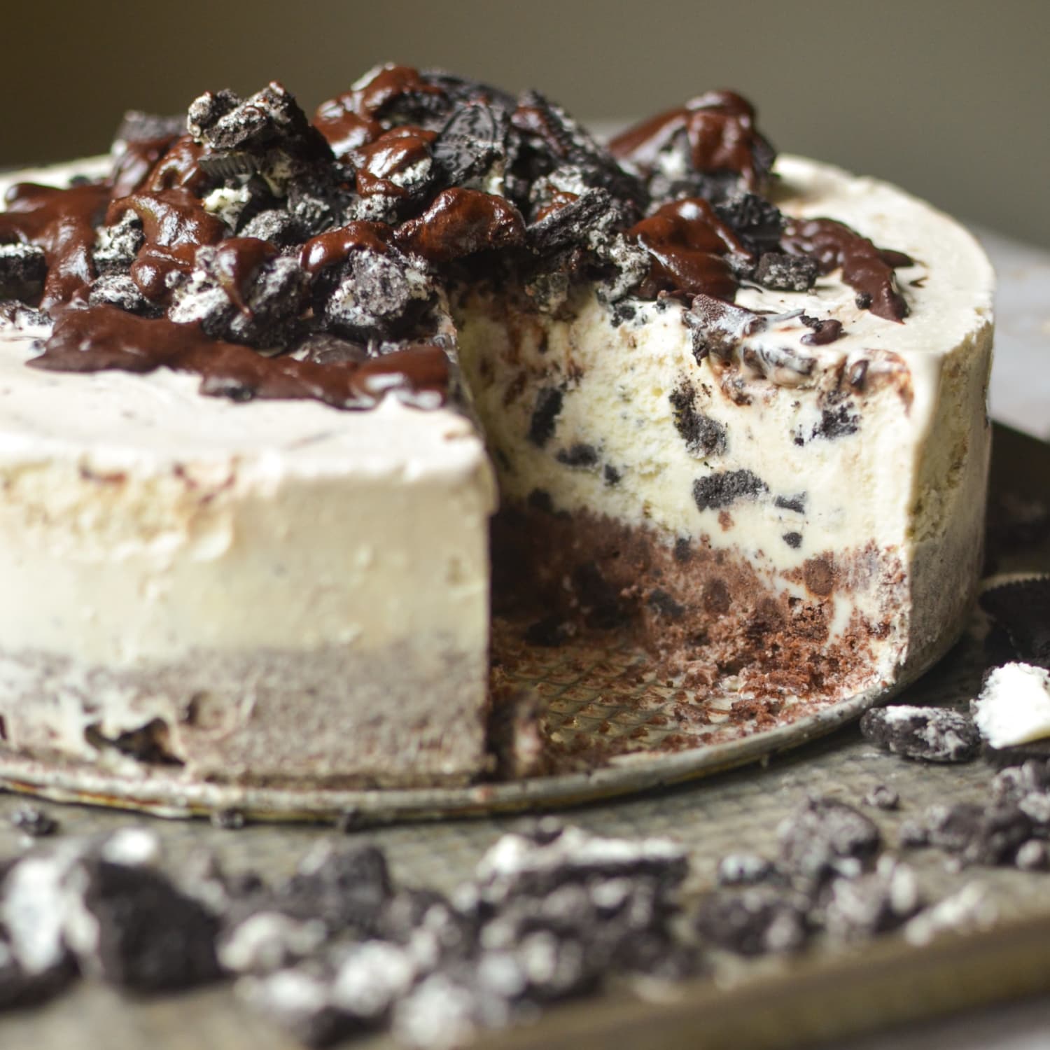 Frozen Chocolate Oreo Ice Cream Cake Kitchn