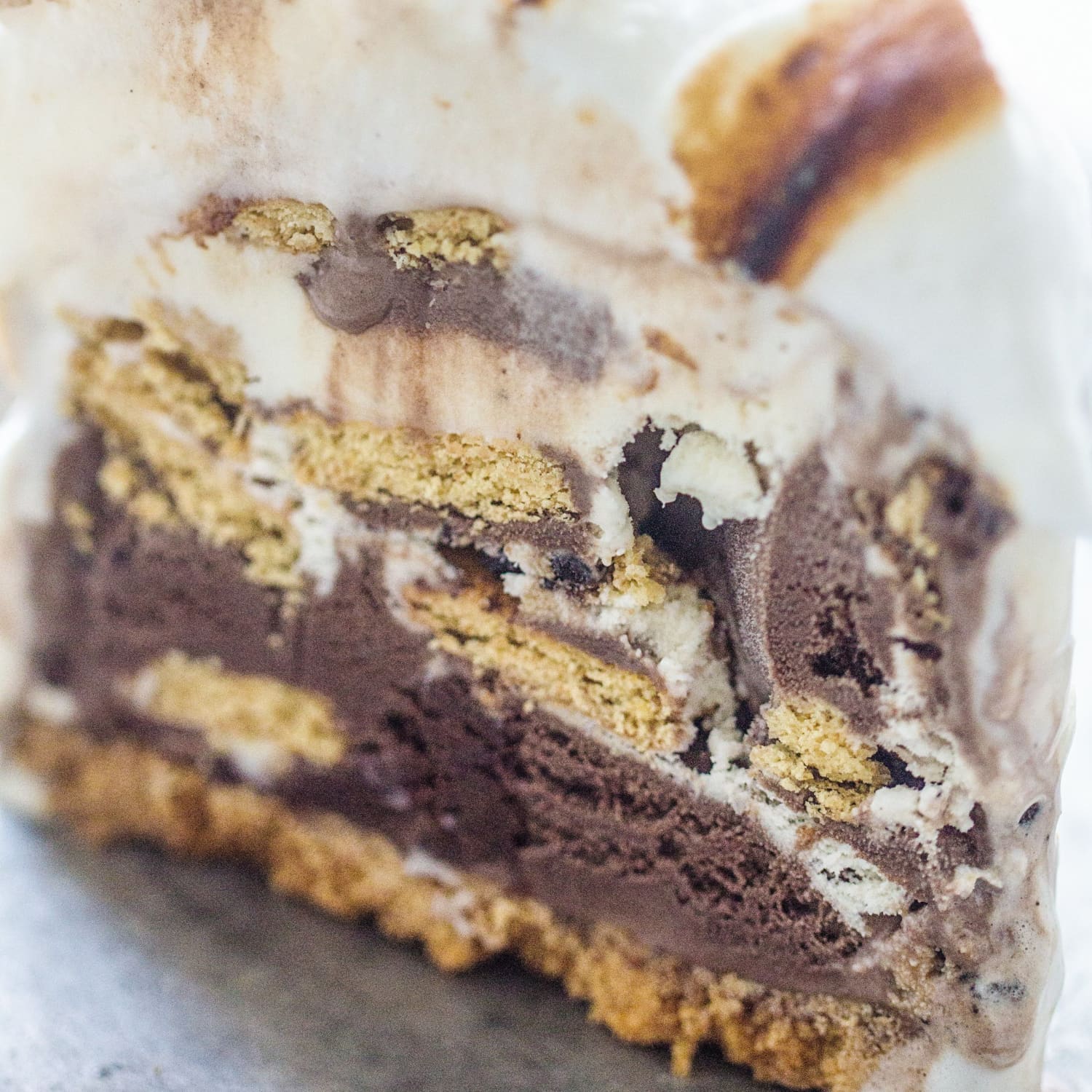 Recipe S Mores Ice Cream Cake Kitchn