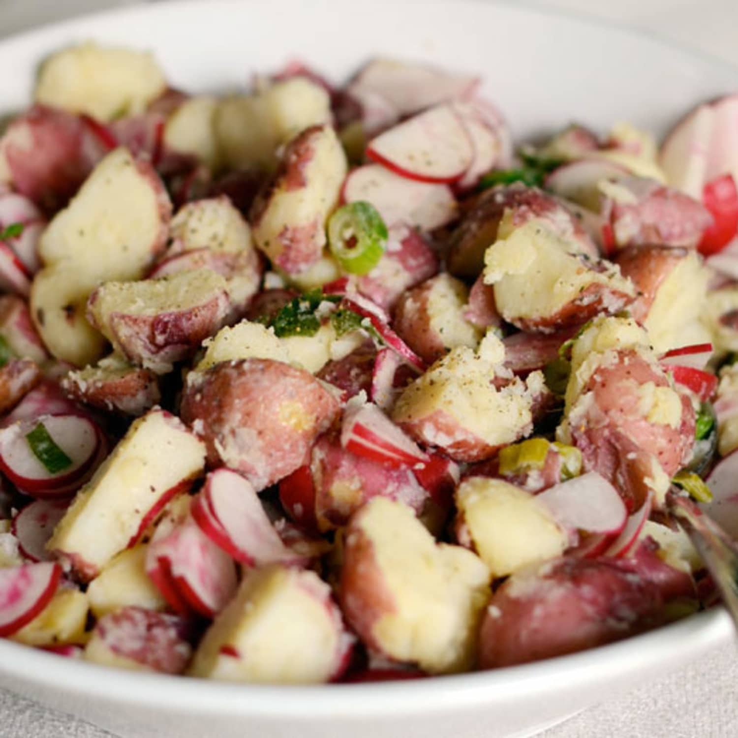 Recipe Red Potato Salad With Scallions Radishes Kitchn