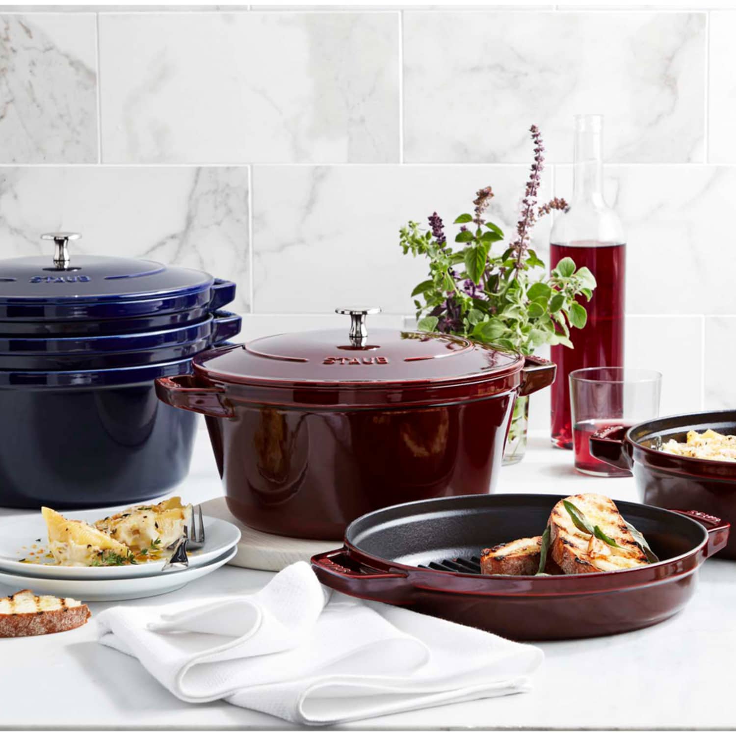 Staub New Stackable Cookware Collection at Williams Sonoma
