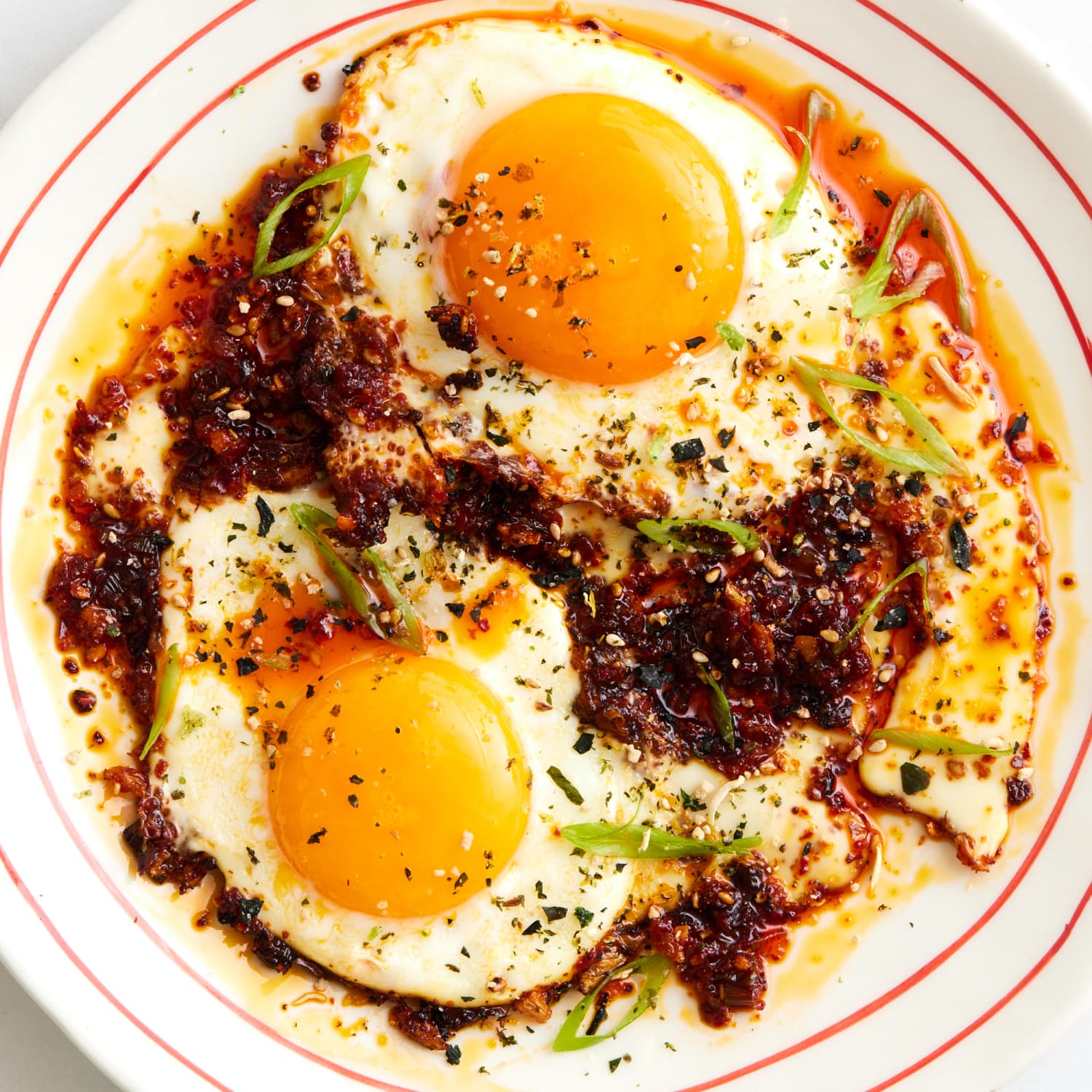 Chili Crisp Fried Eggs