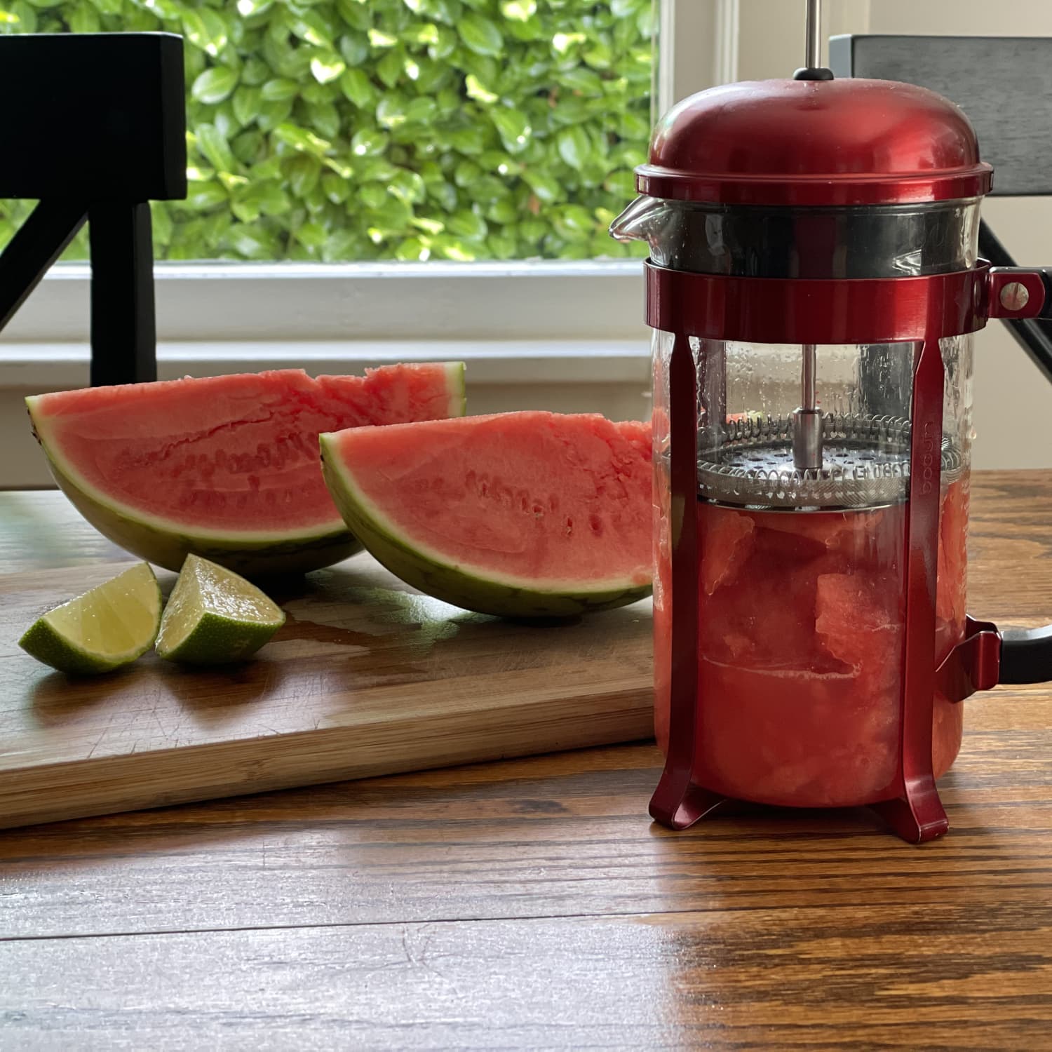 Press for juice clearance