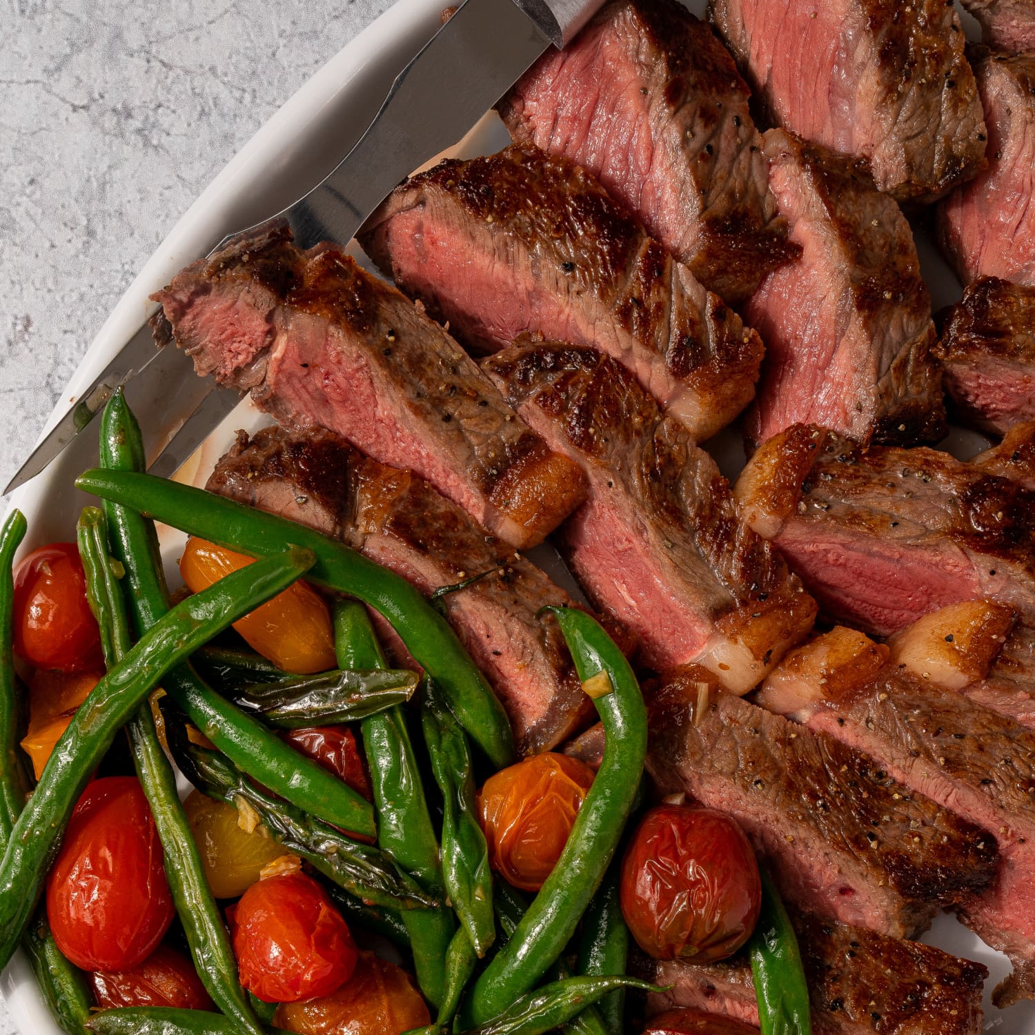 Cooking strip store steak