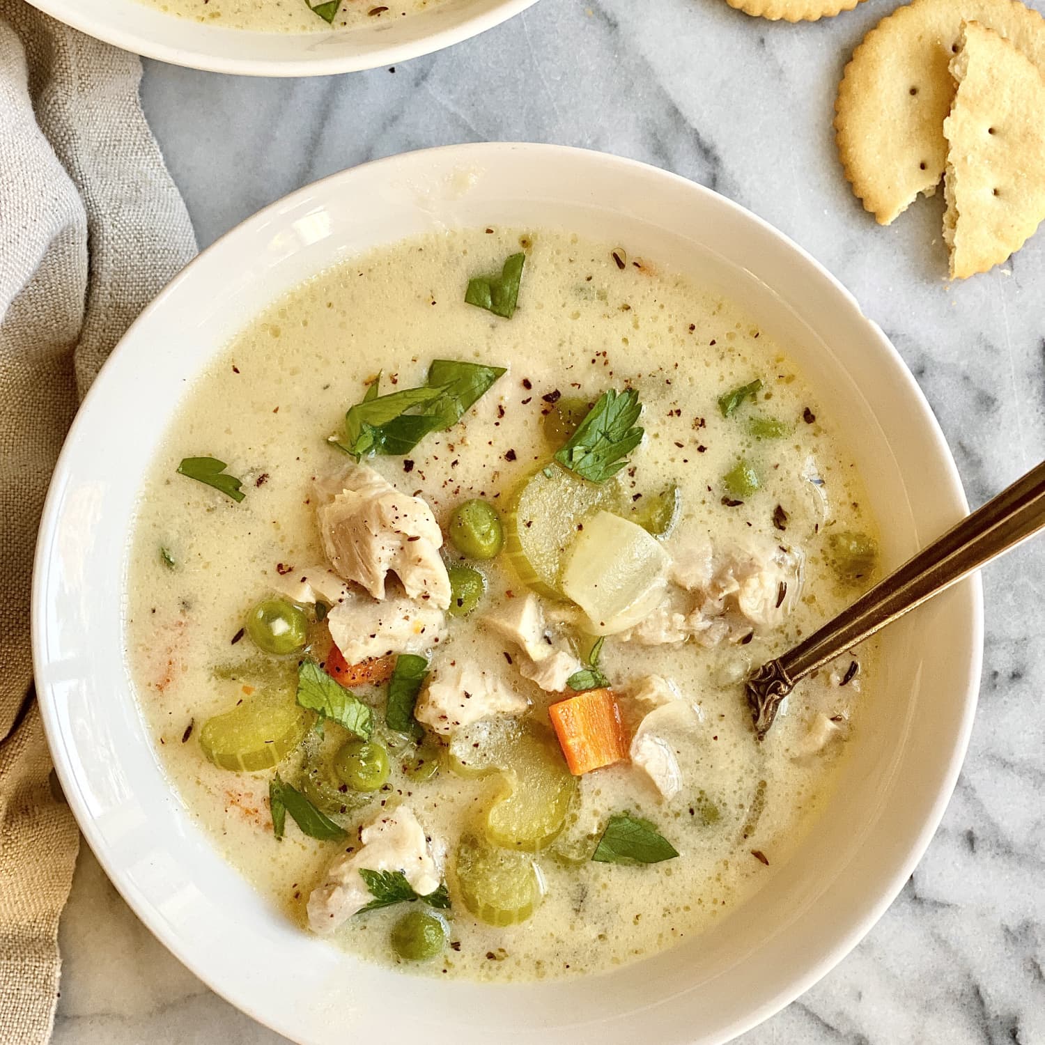 Chicken with cream best sale of chicken soup