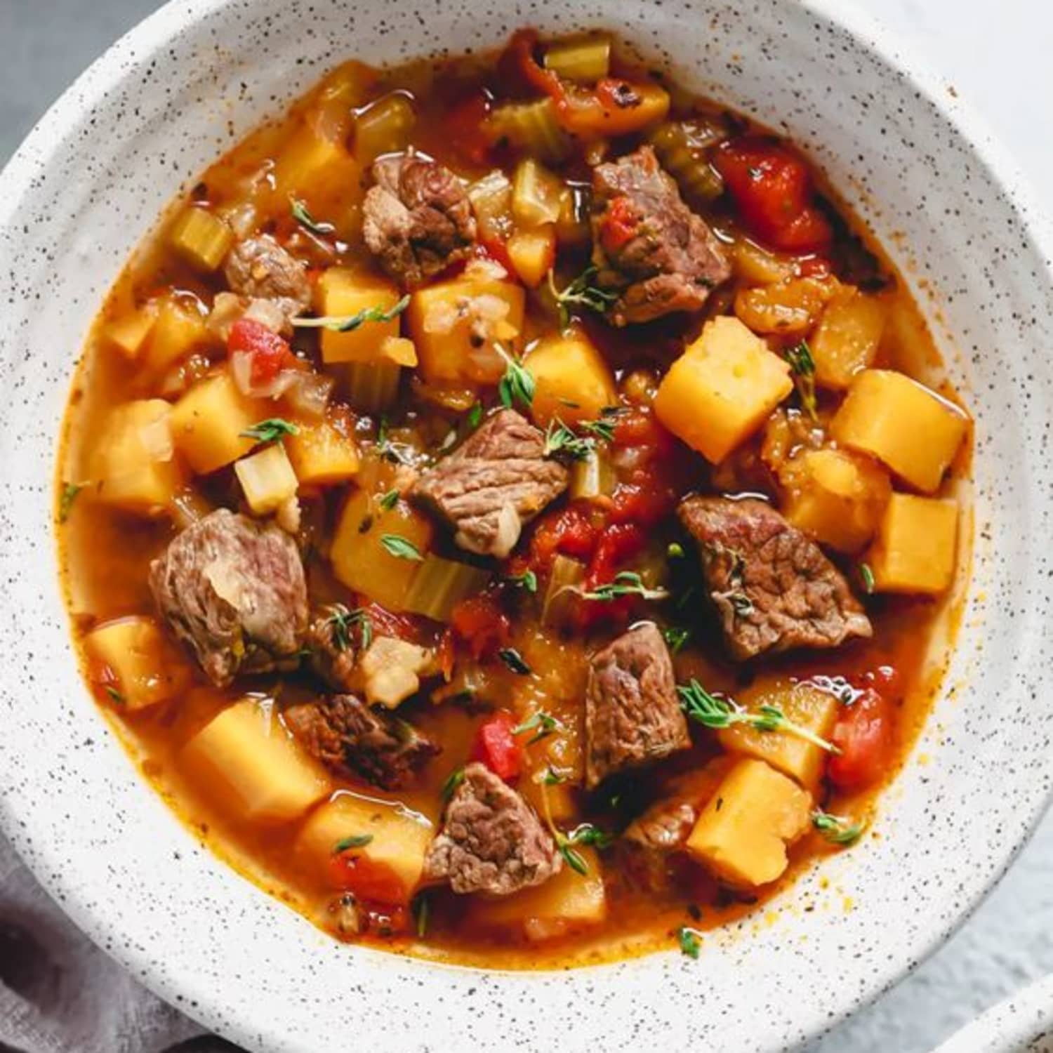 Instant Pot Vegetable Beef Soup Primavera Kitchen The Kitchn