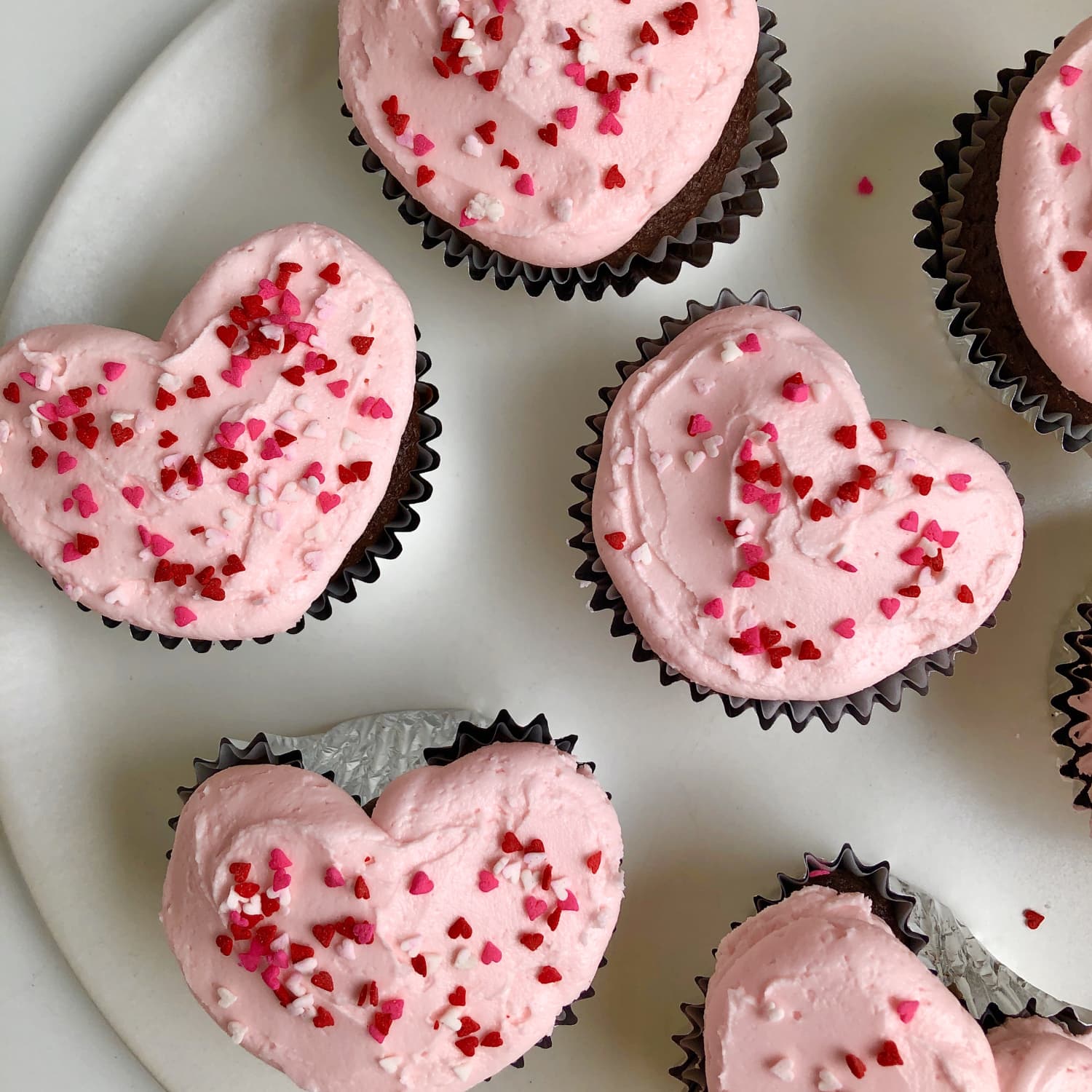 Heart shaped on sale cupcake pan