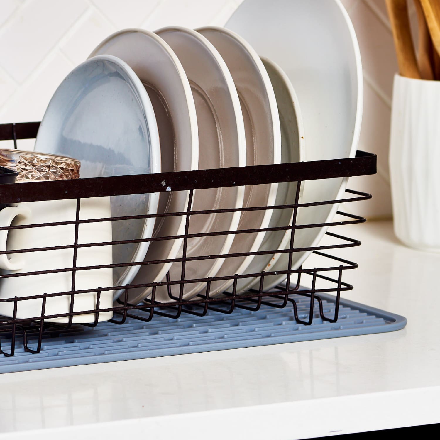 Attom Tech Home Amazon Roll Up Dish Drying Rack Review 2023 The Kitchn