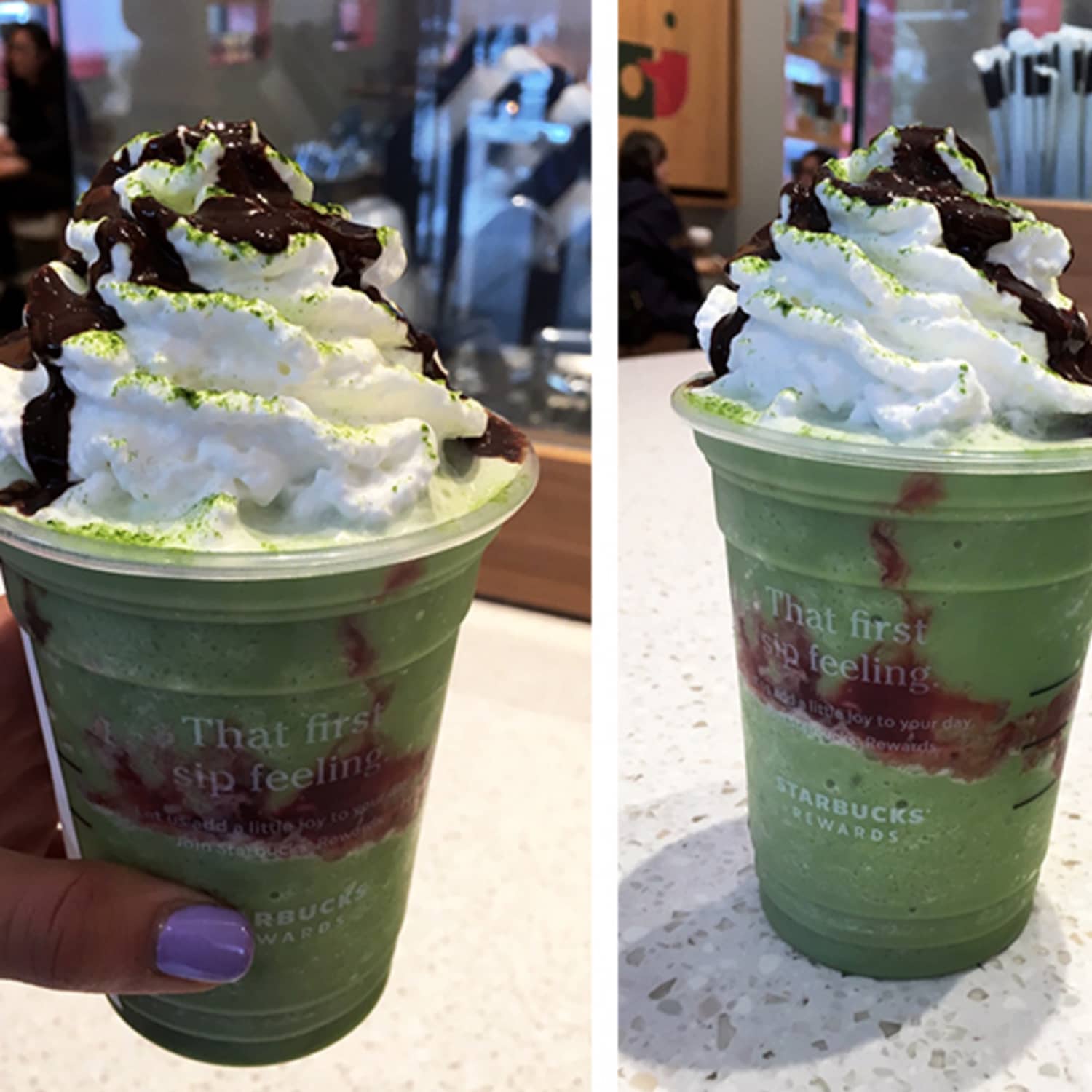 Green tea top frappuccino secret menu