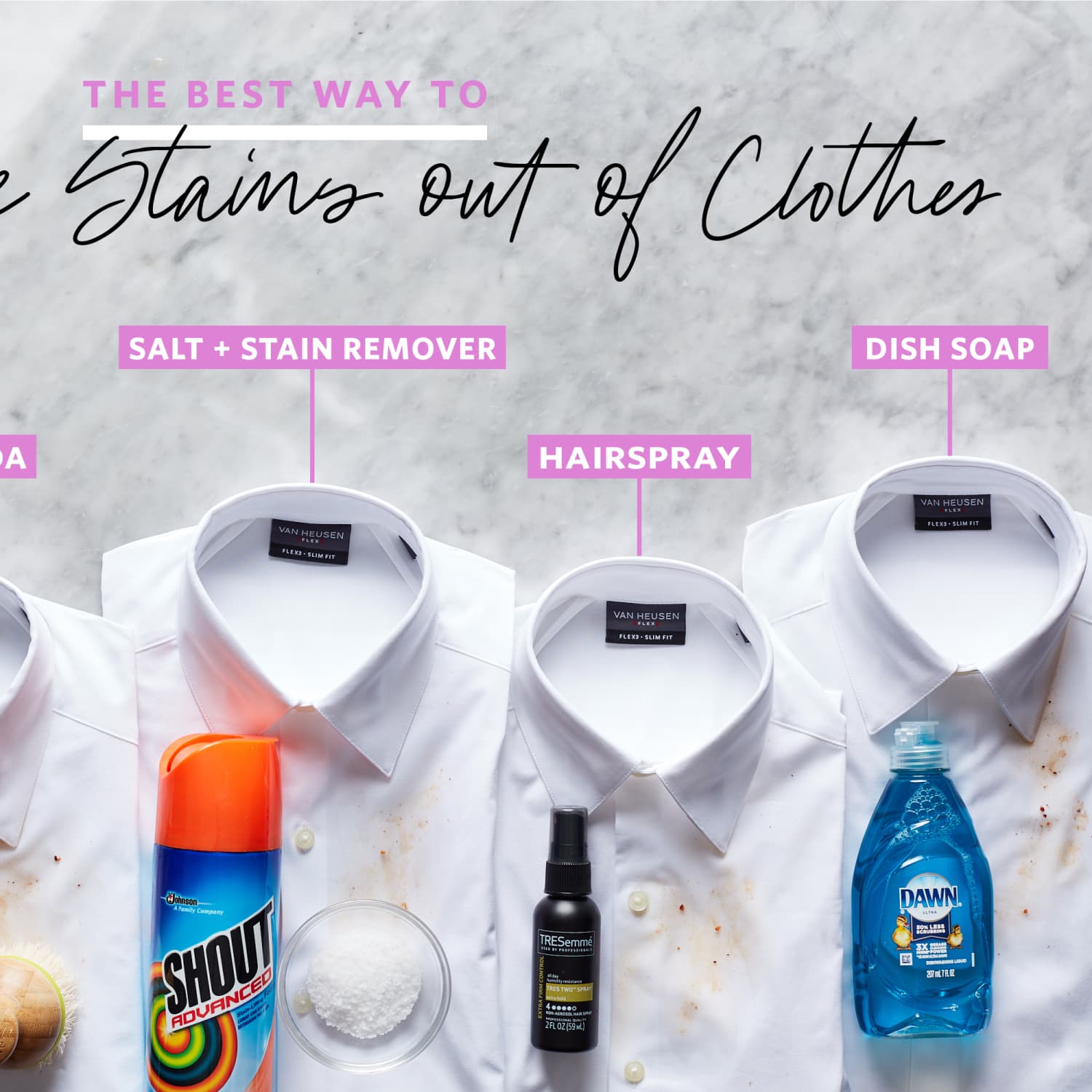 How to get grease store stain out of shirt