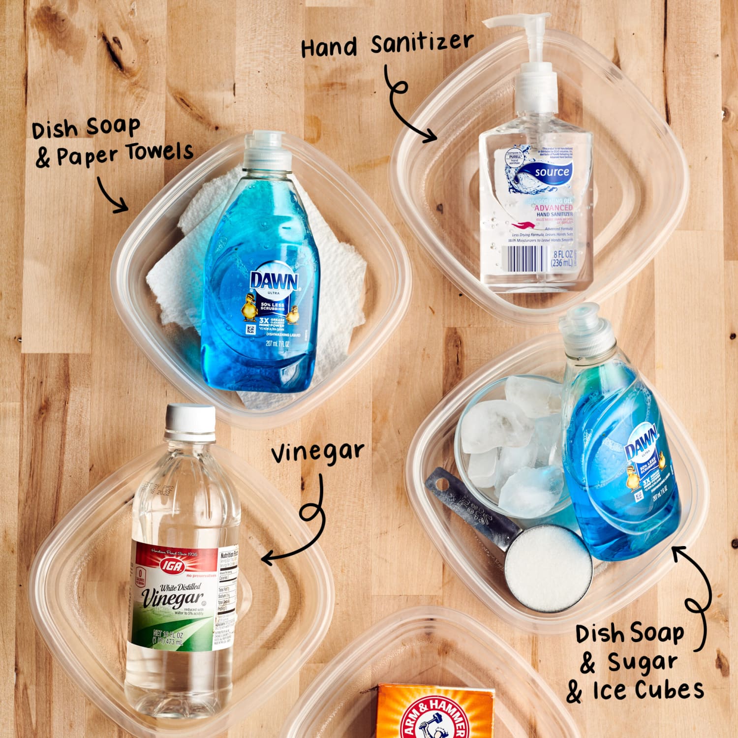 Cleaning plastic bottles on sale