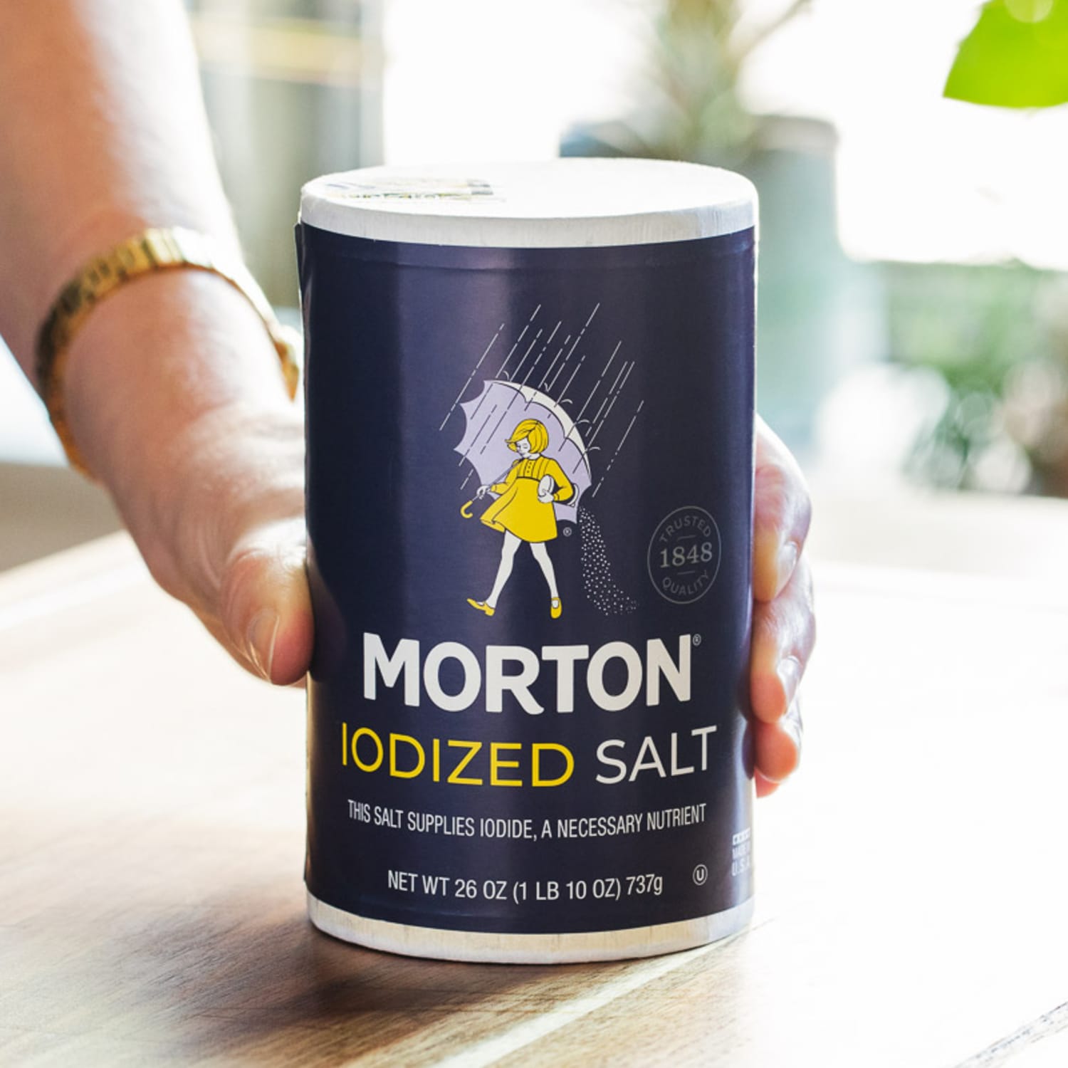 This Not So Secret Feature on Morton Table Salt Lids Is Game