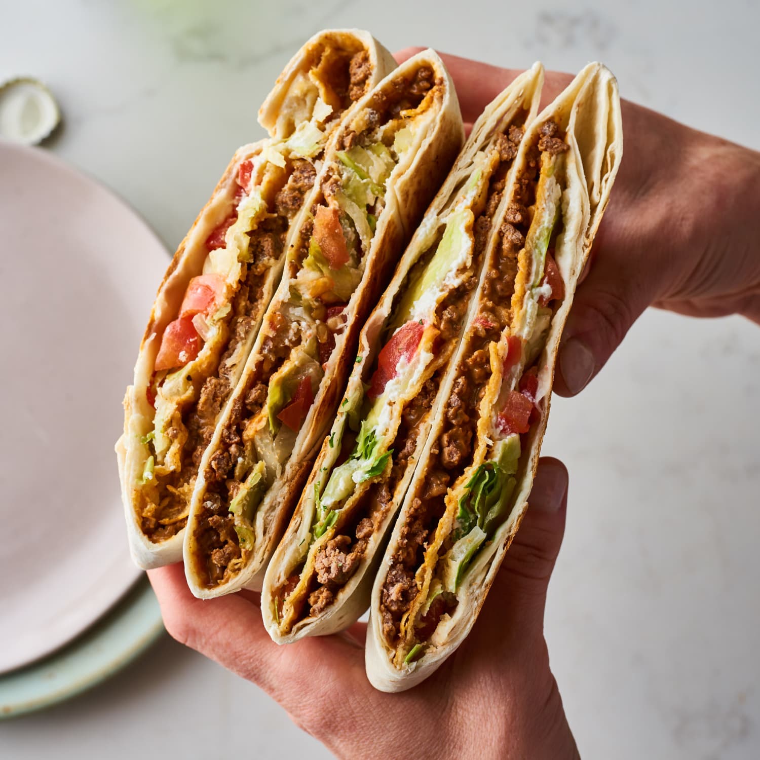 Copycat Taco Bell Crunchwrap Supreme