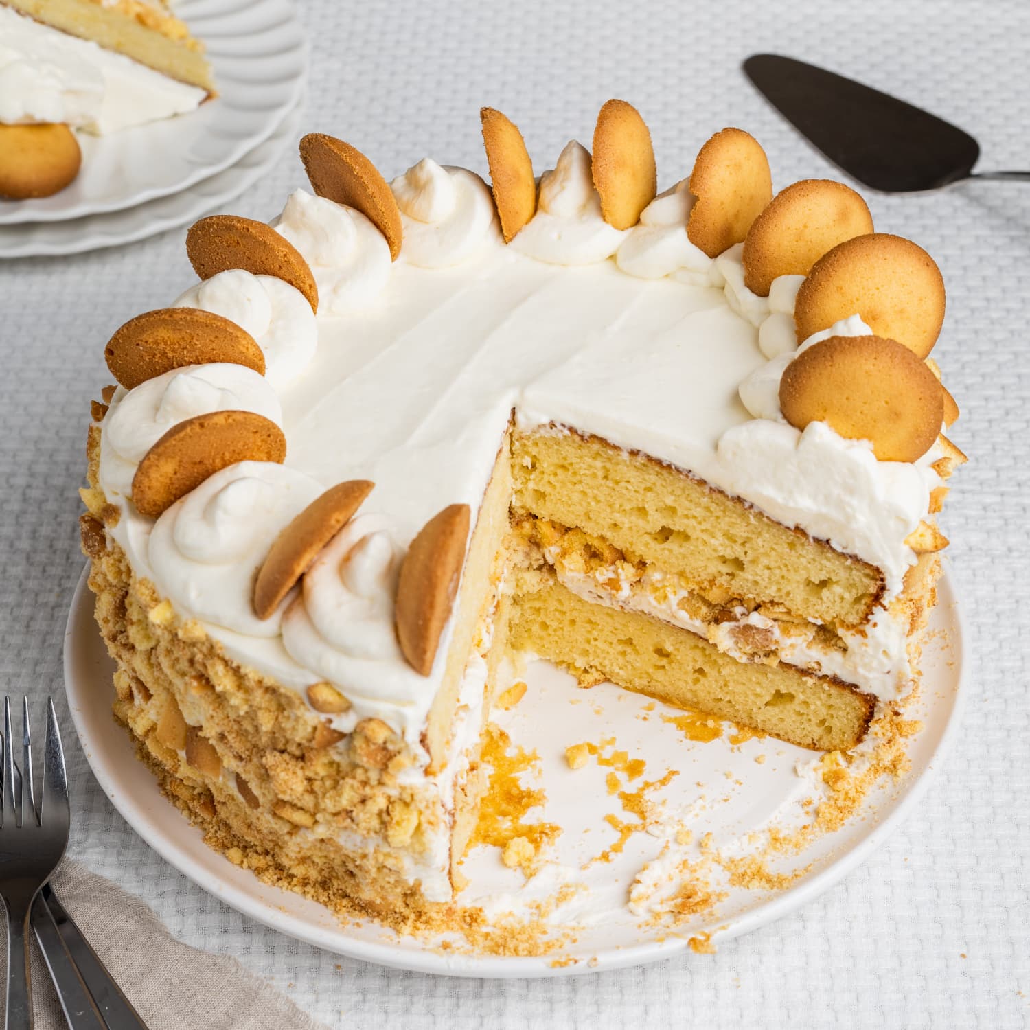 Easy Banana Pudding Cake