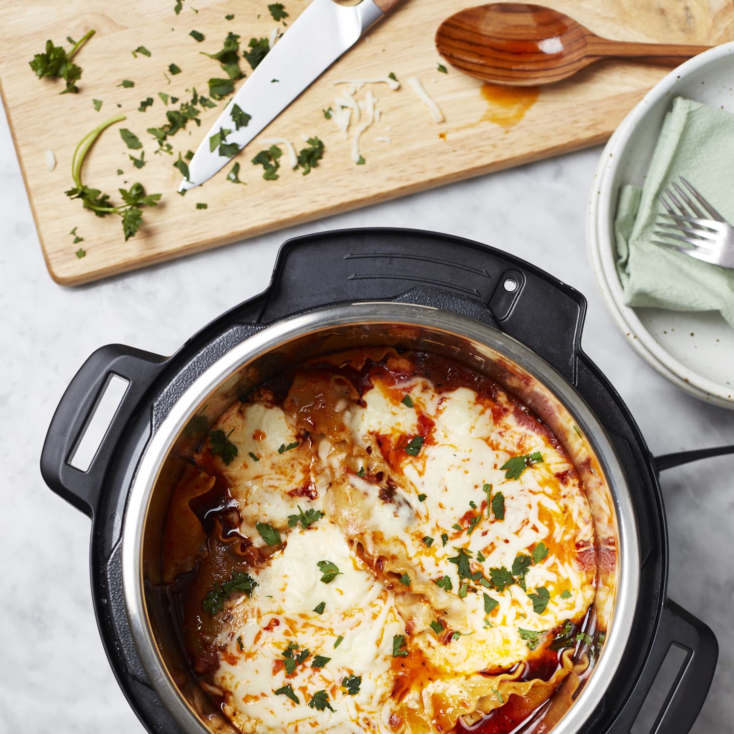 Easy Cheesy Instant Pot Lasagna