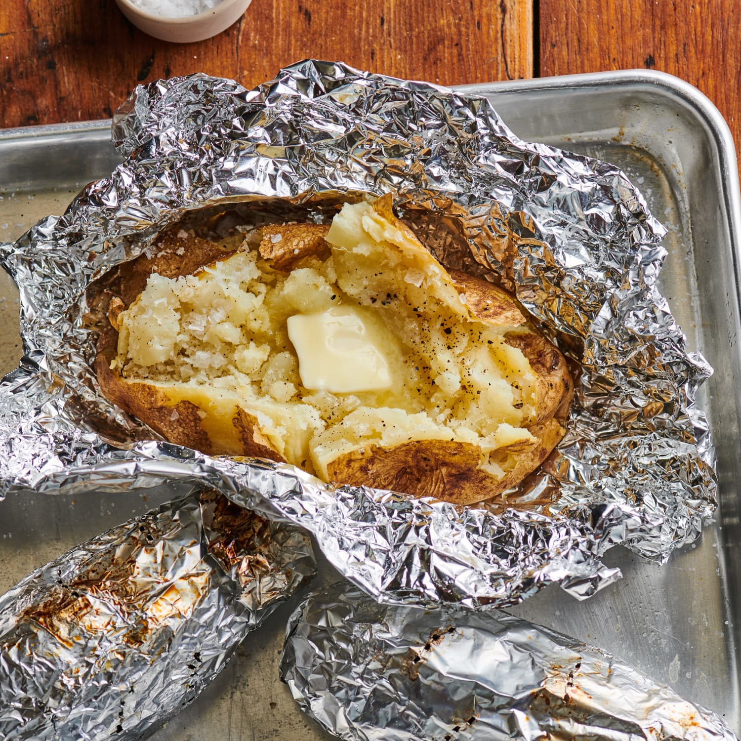 Potato foil best sale bbq