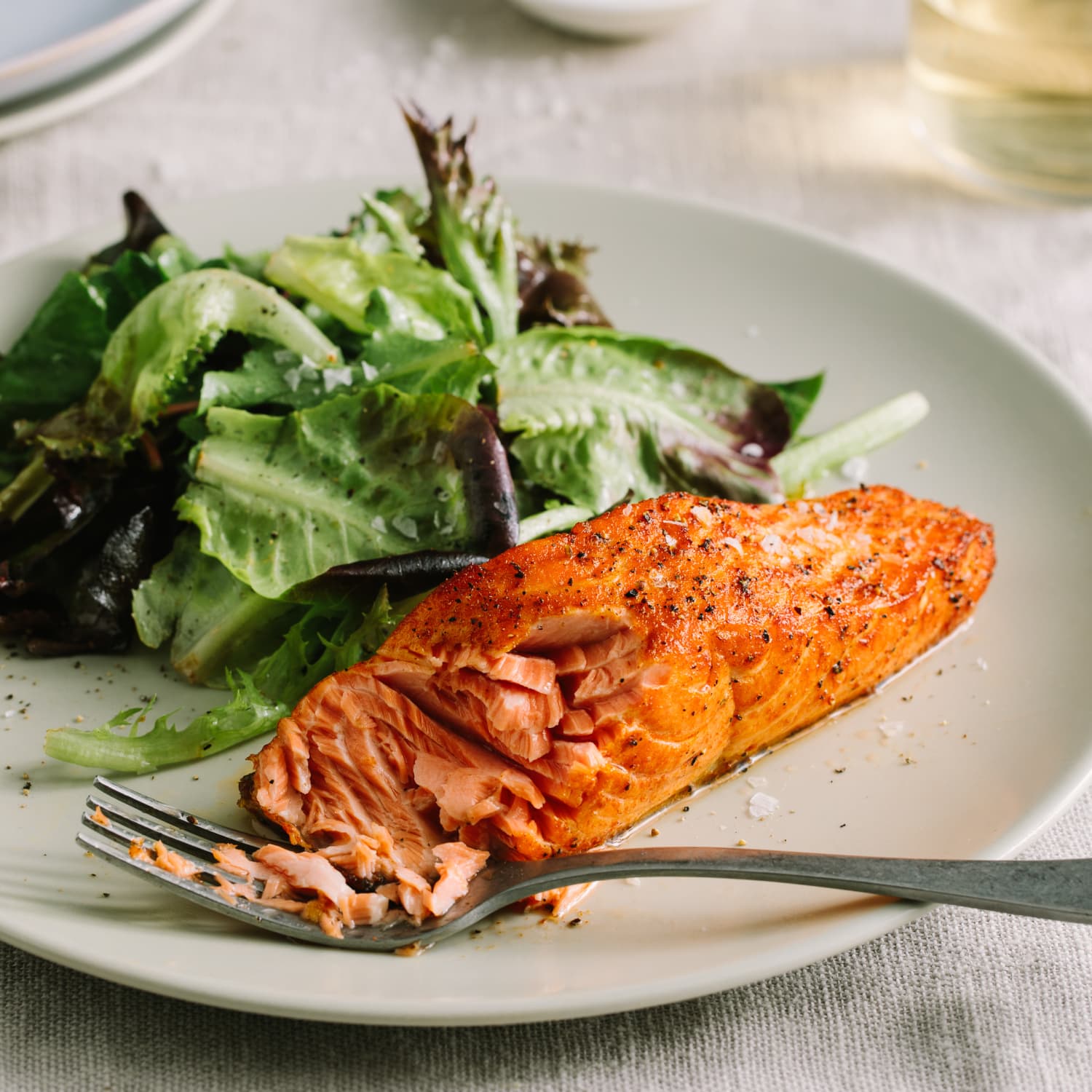Air fried store salmon recipe