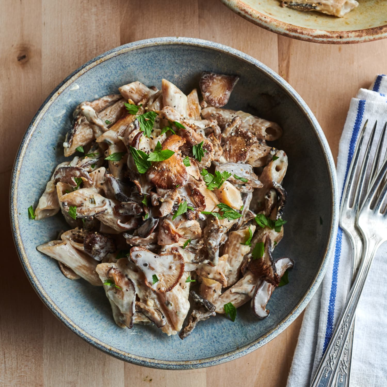 Creamy Wild Mushroom Instant Pot Pasta