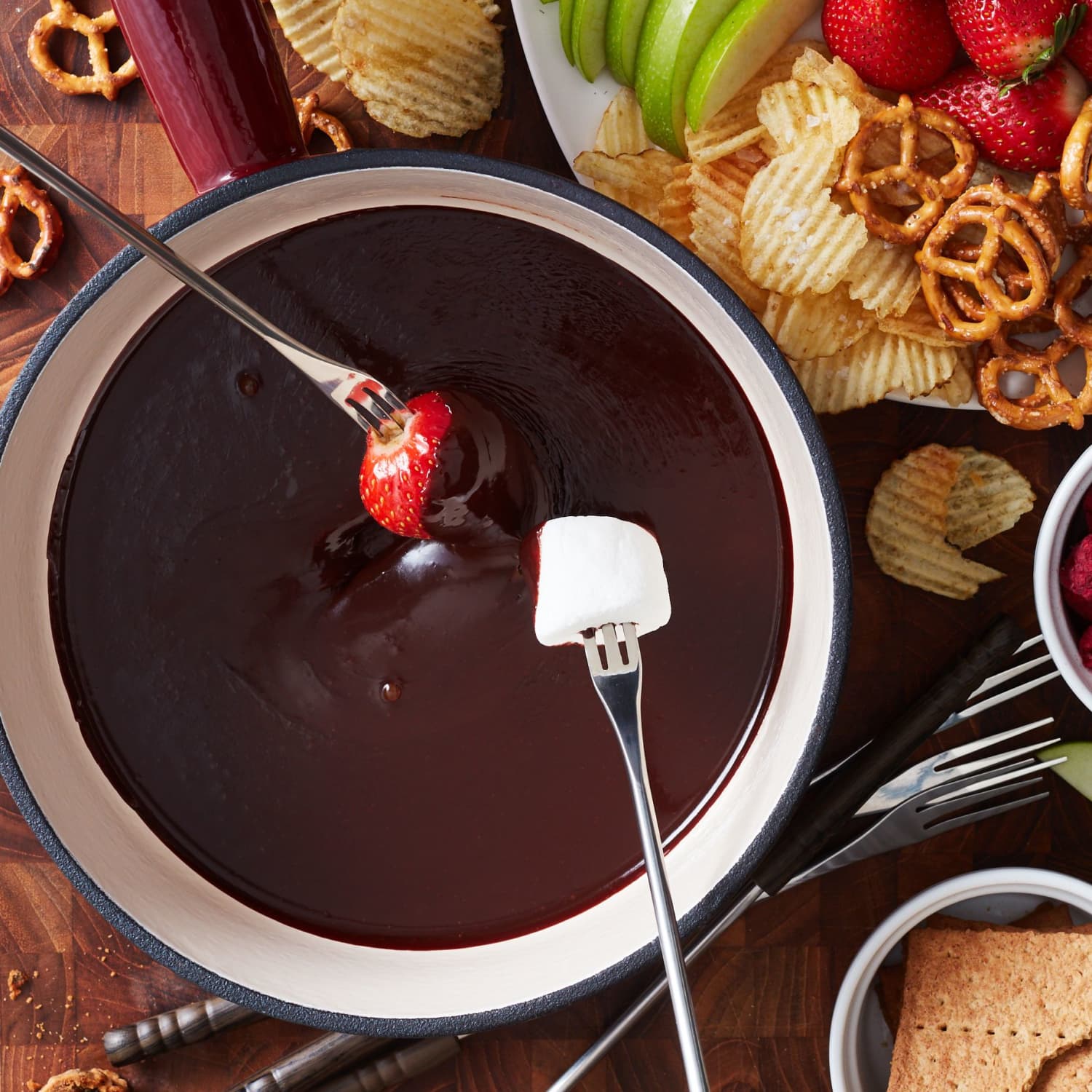 Chocolate top fondue recipe