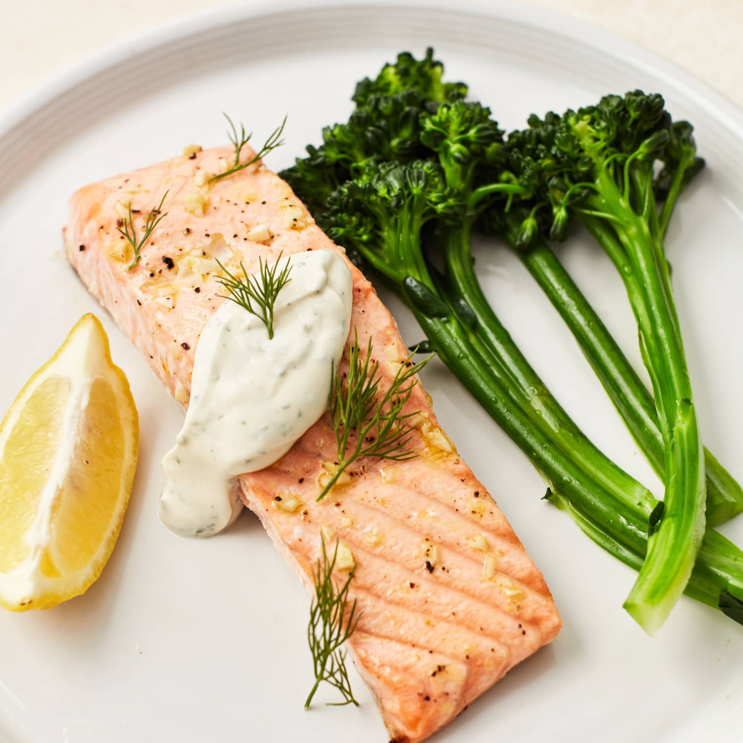 Baked salmon clearance dill