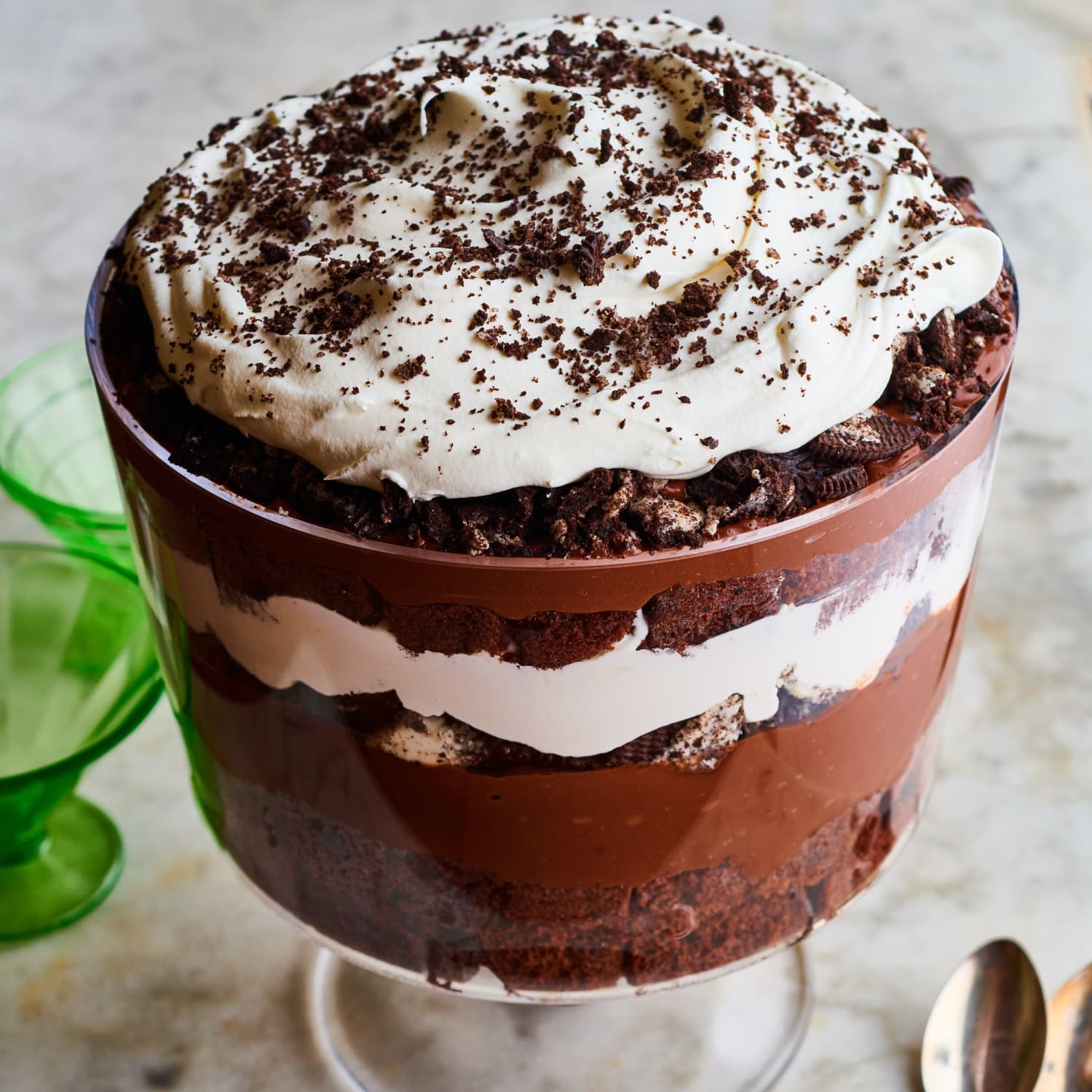 Chocolate clearance cake trifle