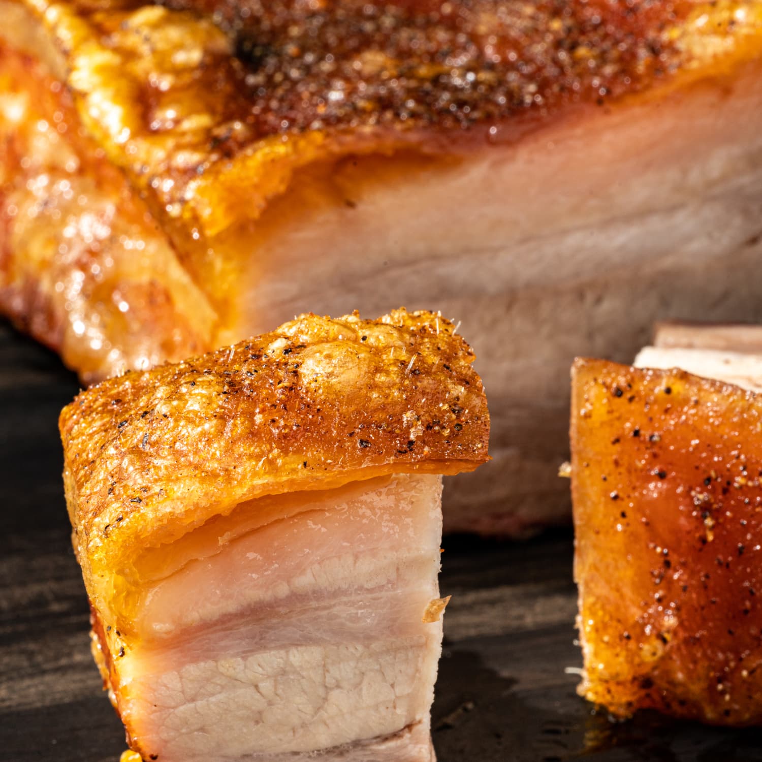 Bbq pork belly oven top