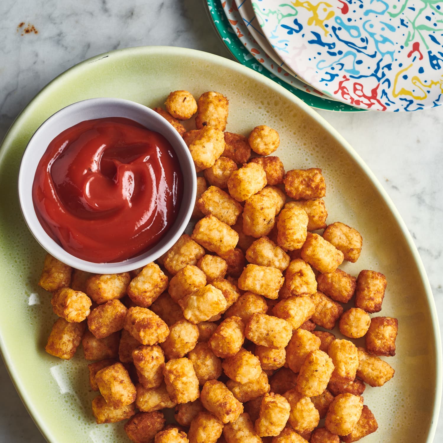 Air fried tater top tots