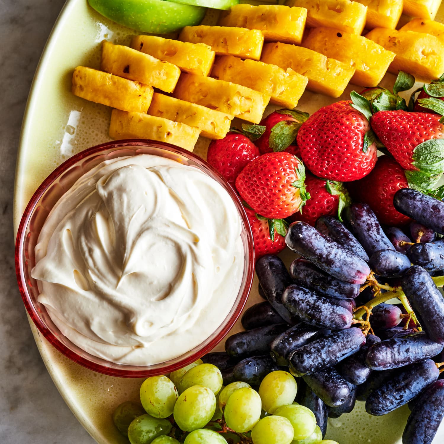 Fruit platter top dip recipe