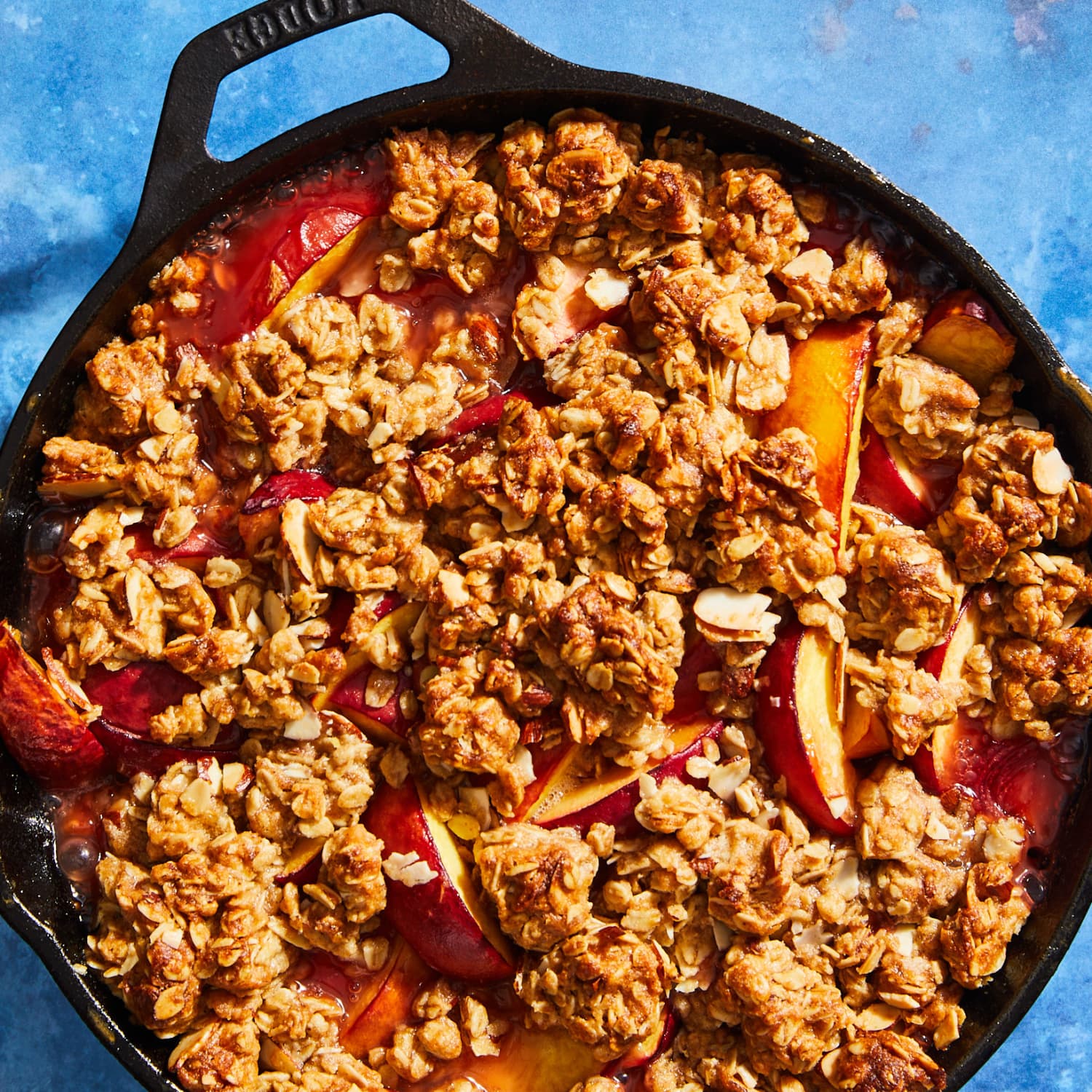 Peach crisp top