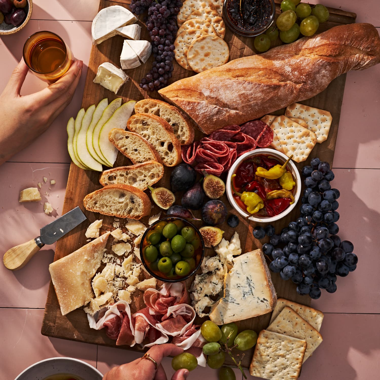 Antipasto serving shop platter