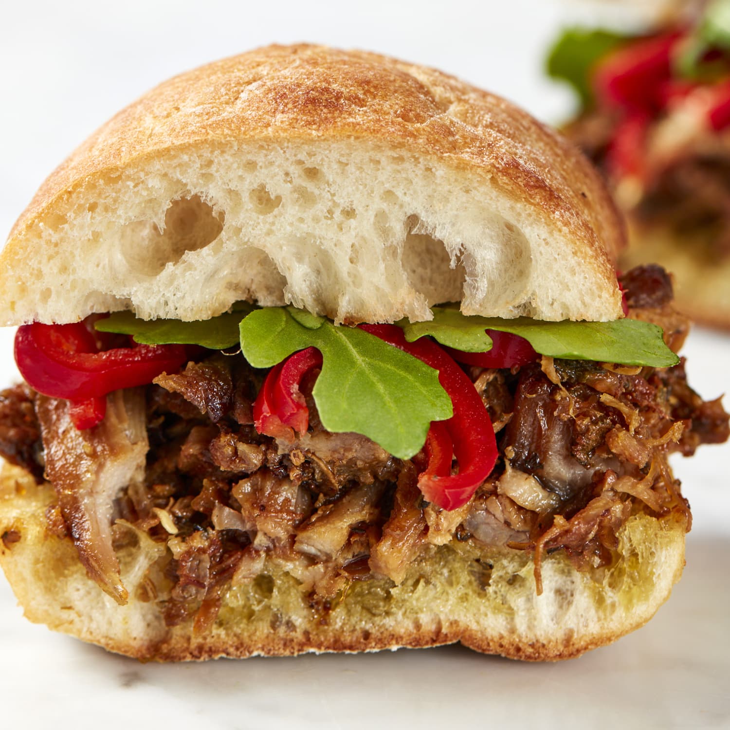 Instant Pot Pulled Porchetta Sandwiches