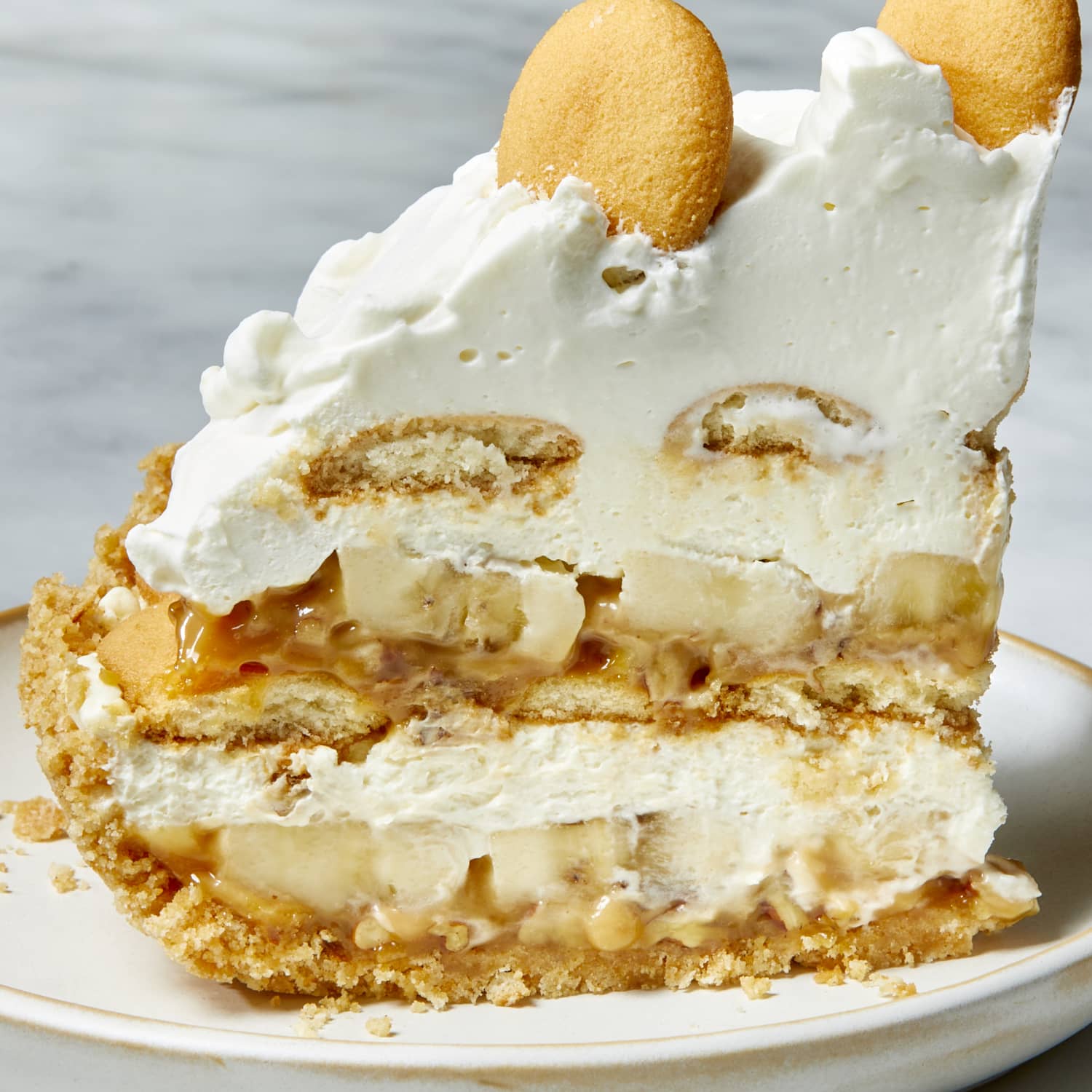 Sky High Banana Pudding Pie