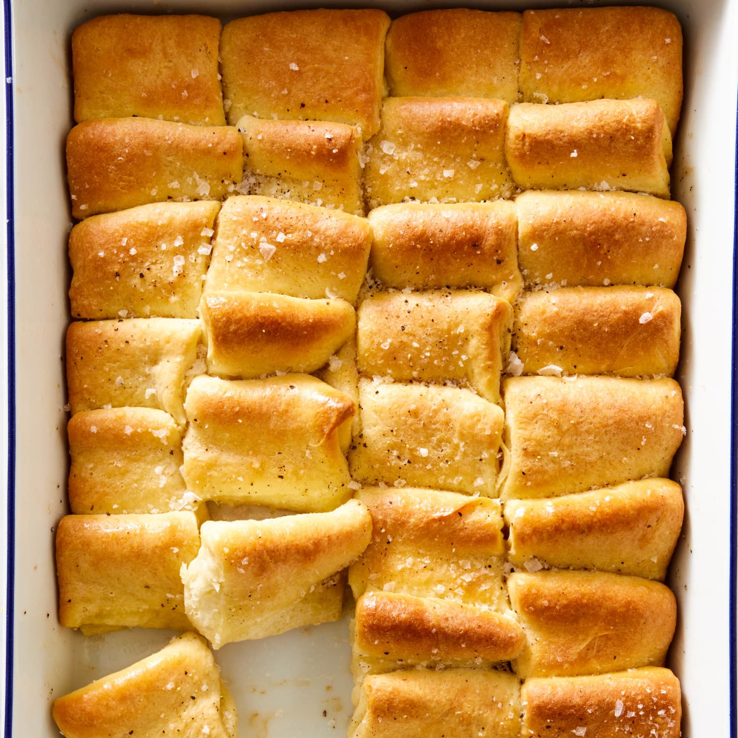 Buttery Parker House Rolls