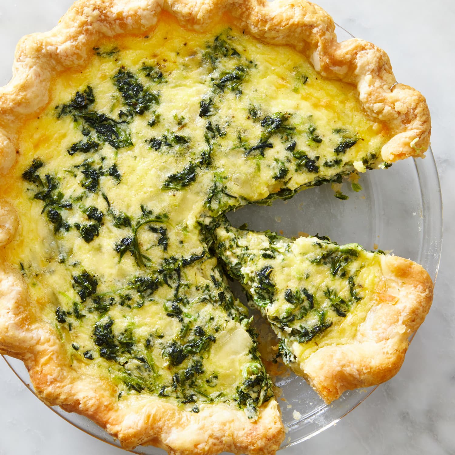 Spinach quiche outlet