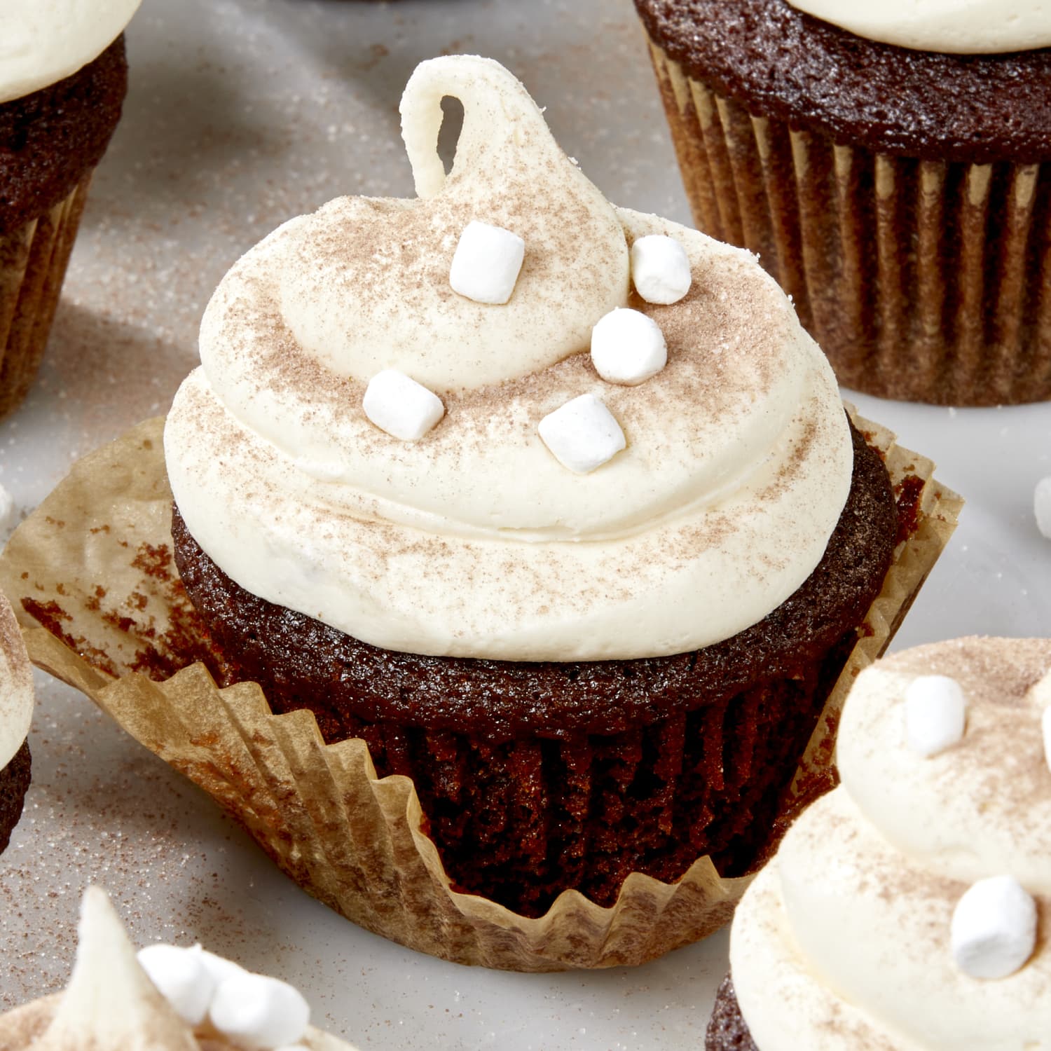 Hot store chocolate cupcakes