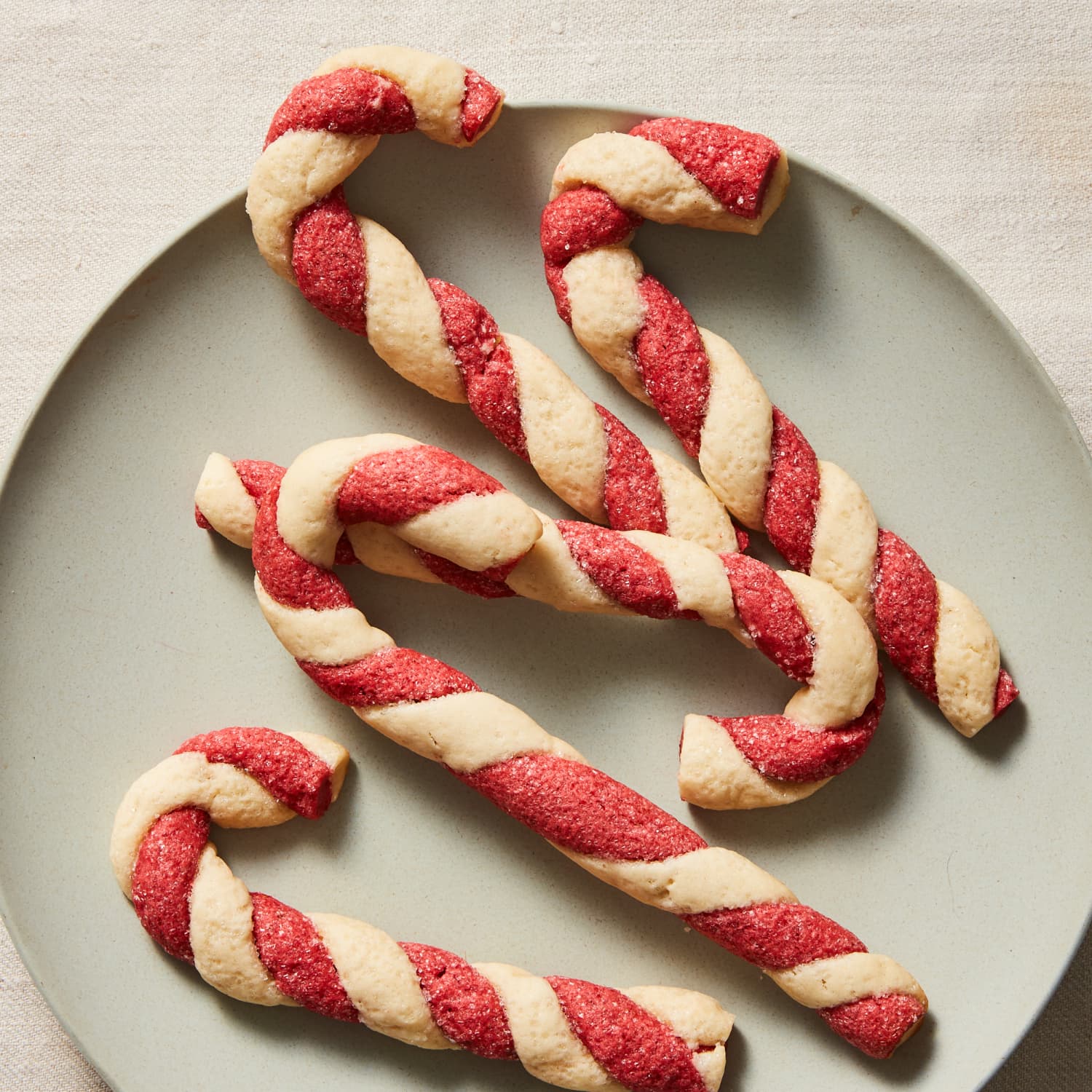 Candy cane dishes hot sale
