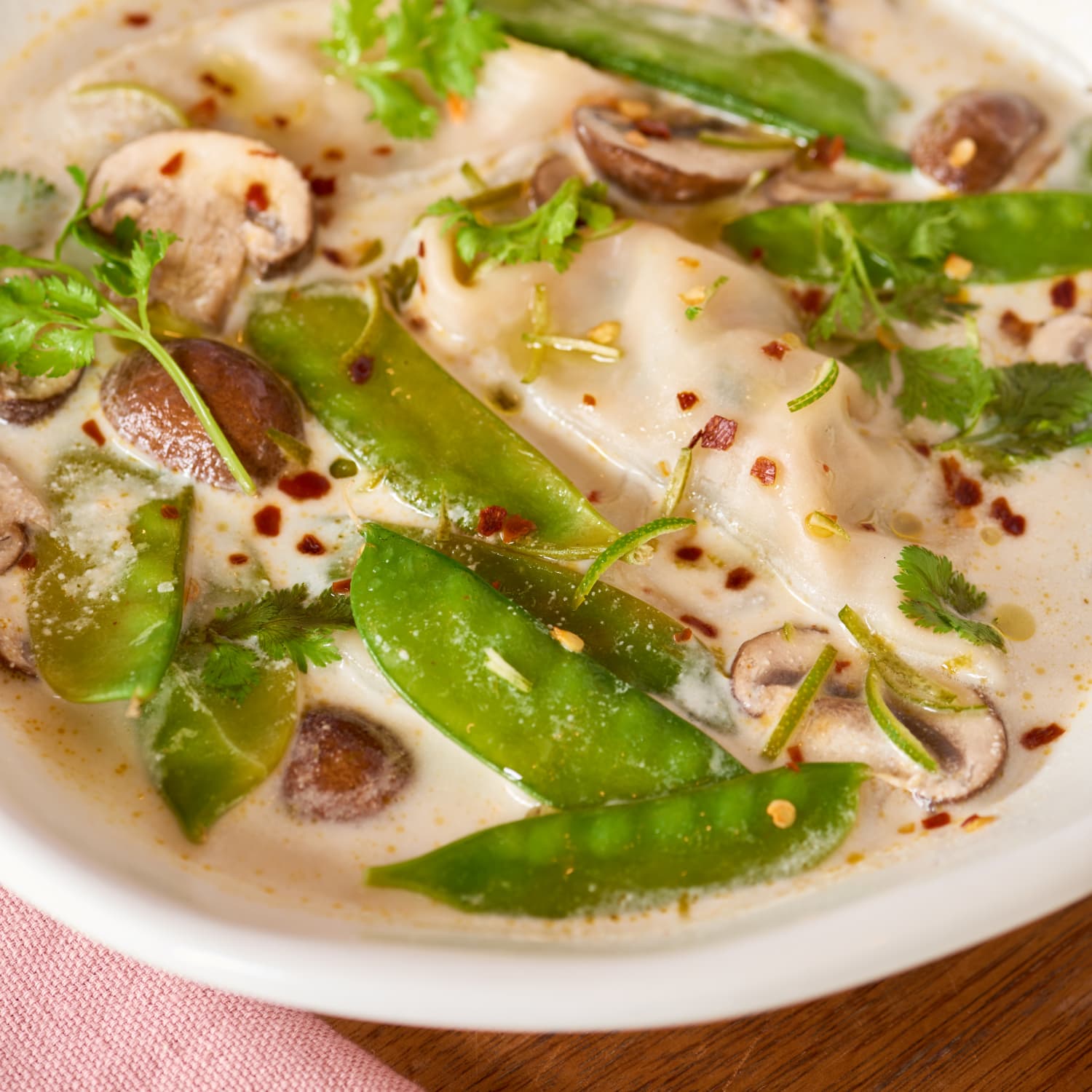 Recipe: Last Minute Spicy Coconut Wonton Soup | The Kitchn
