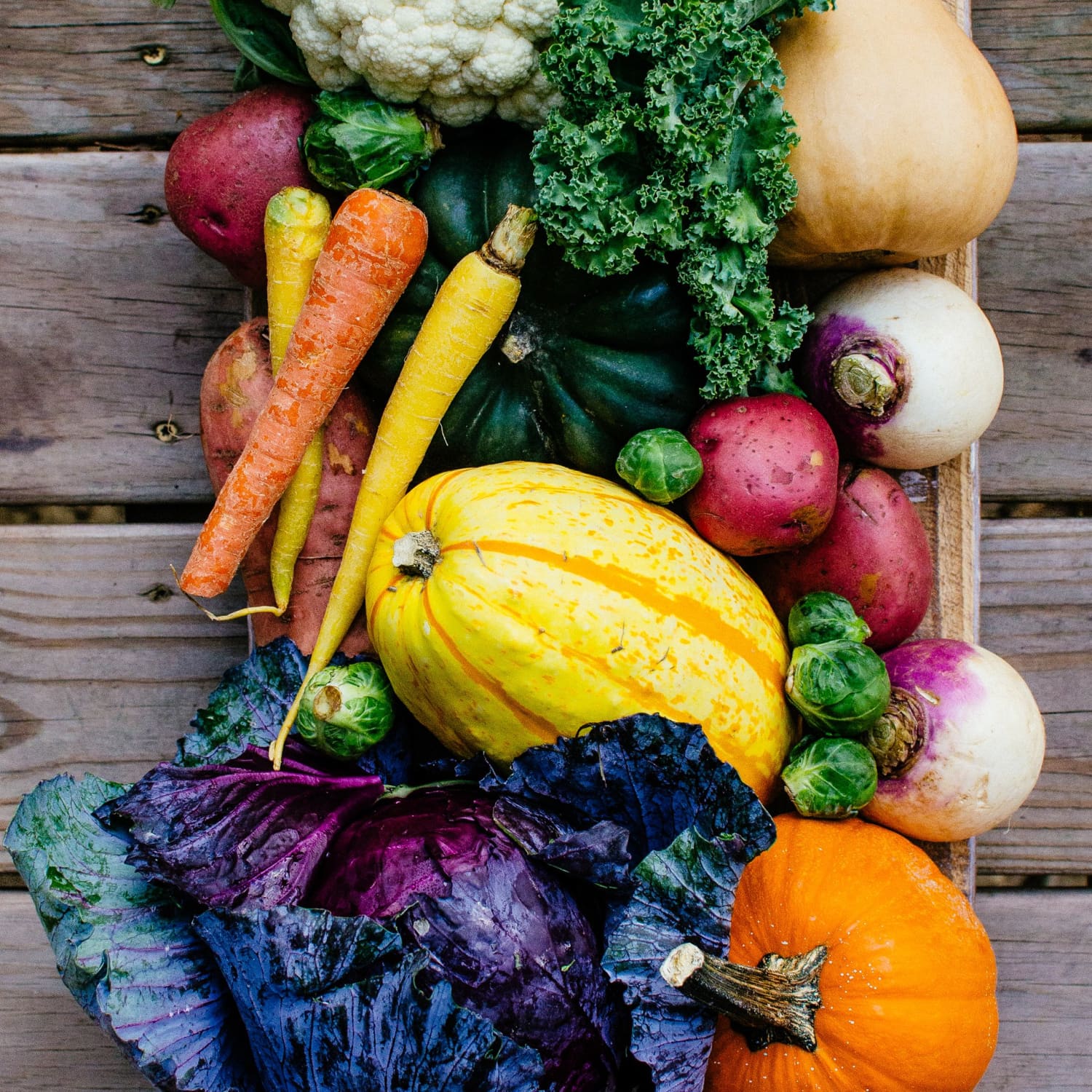 Autumnal vegetables shop