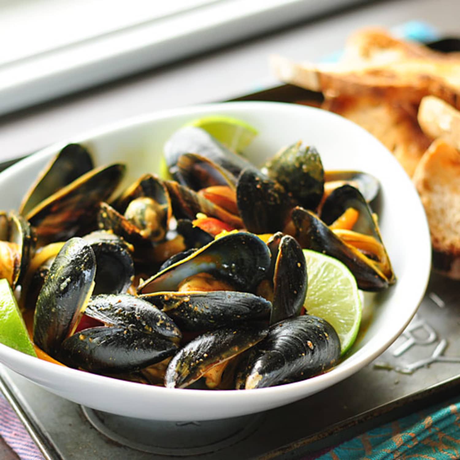 Thai mussel curry top