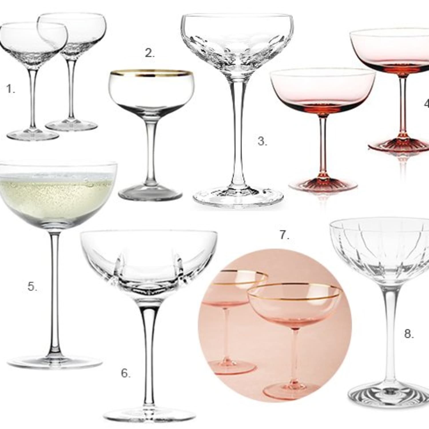 8 Elegant Champagne Coupe Glasses The Kitchn