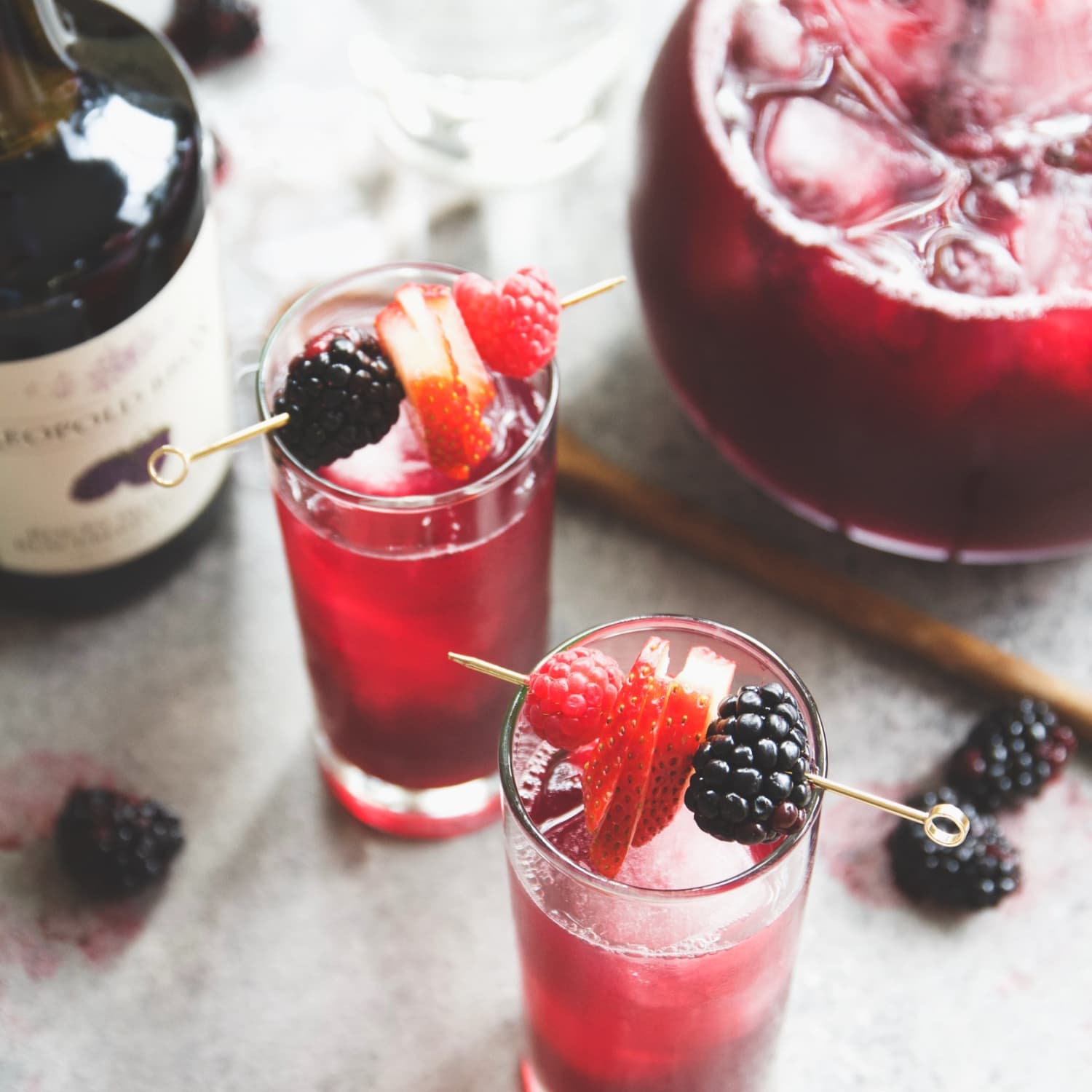 Red sales wine cocktails
