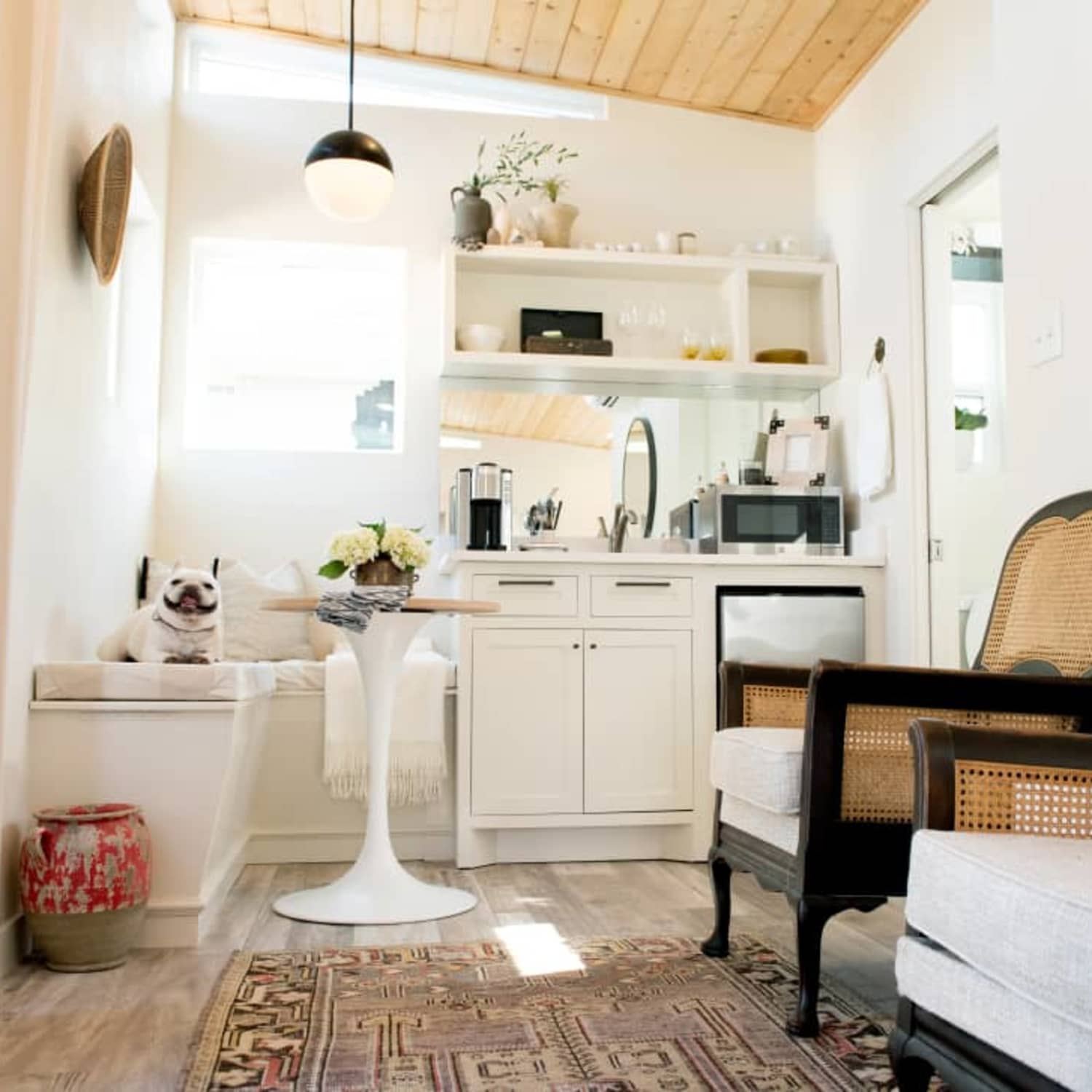 Dining table in a deals small living room
